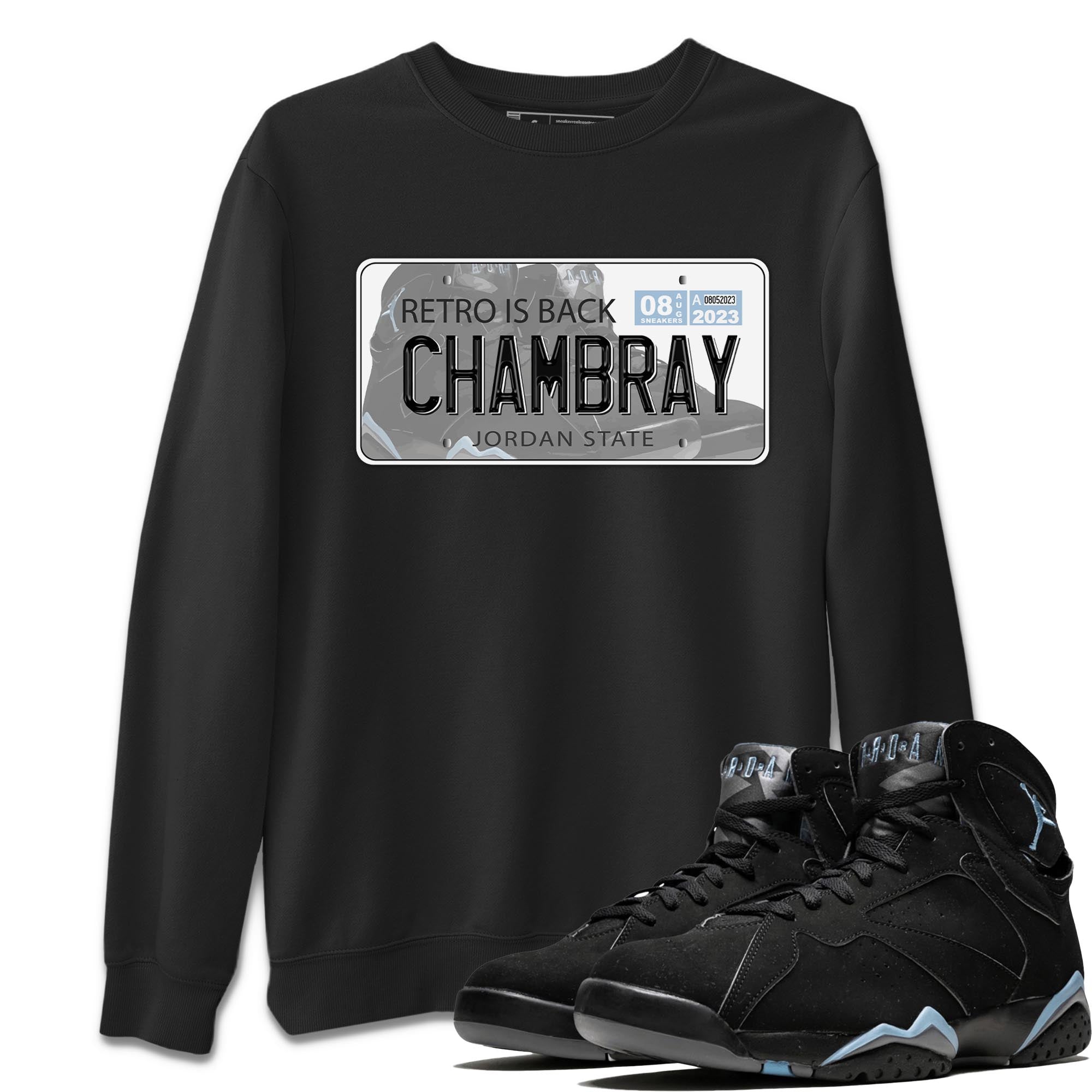 Jordan Plate snkmatch Tee - Air Jordan 7 Chambray