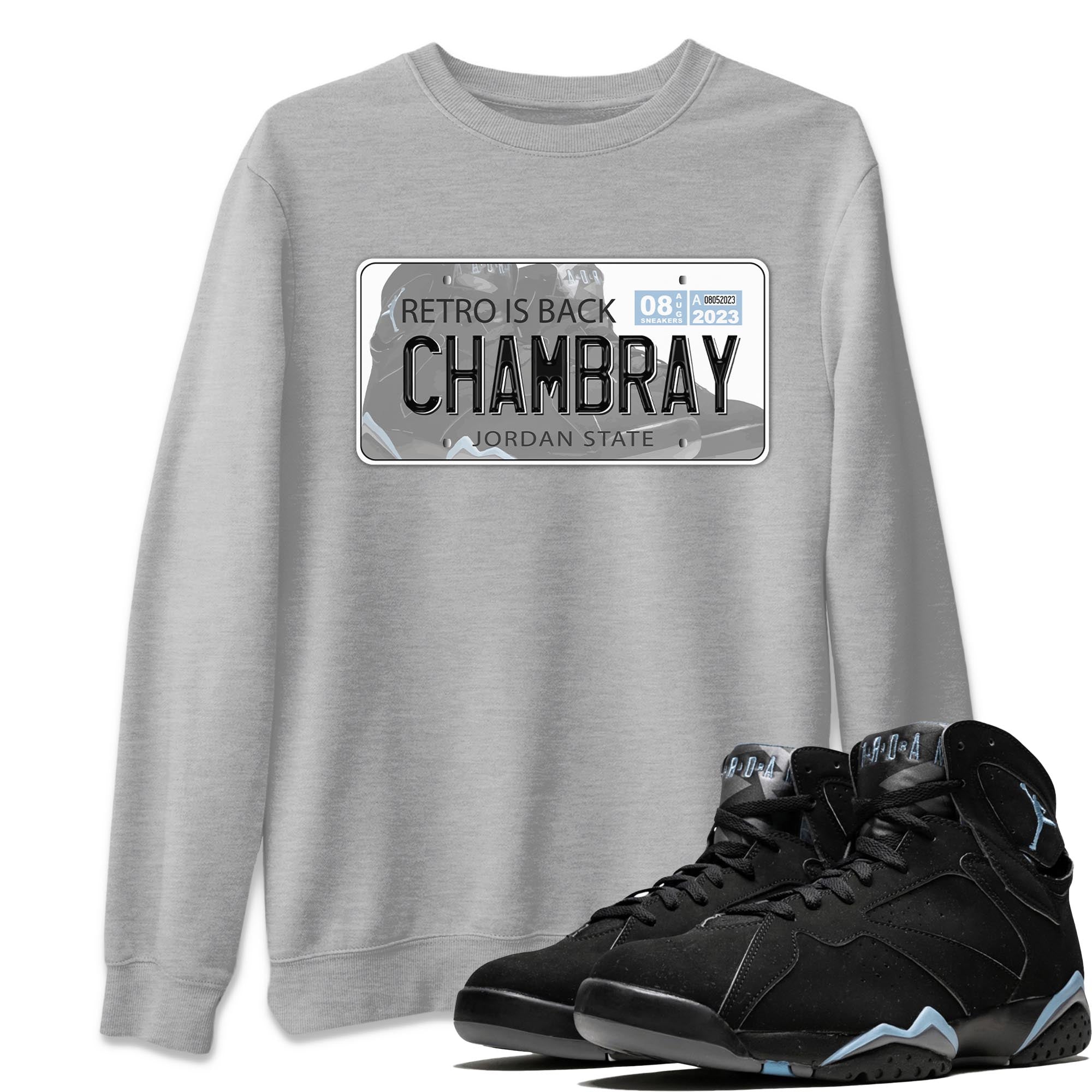 Jordan Plate snkmatch Tee - Air Jordan 7 Chambray