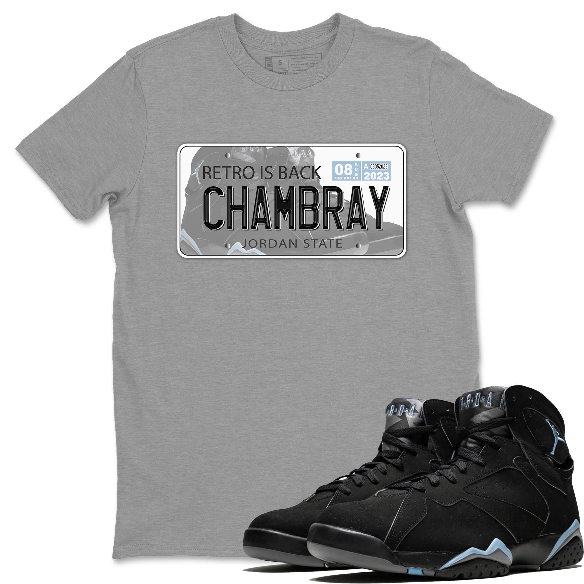 Jordan Plate snkmatch Tee - Air Jordan 7 Chambray