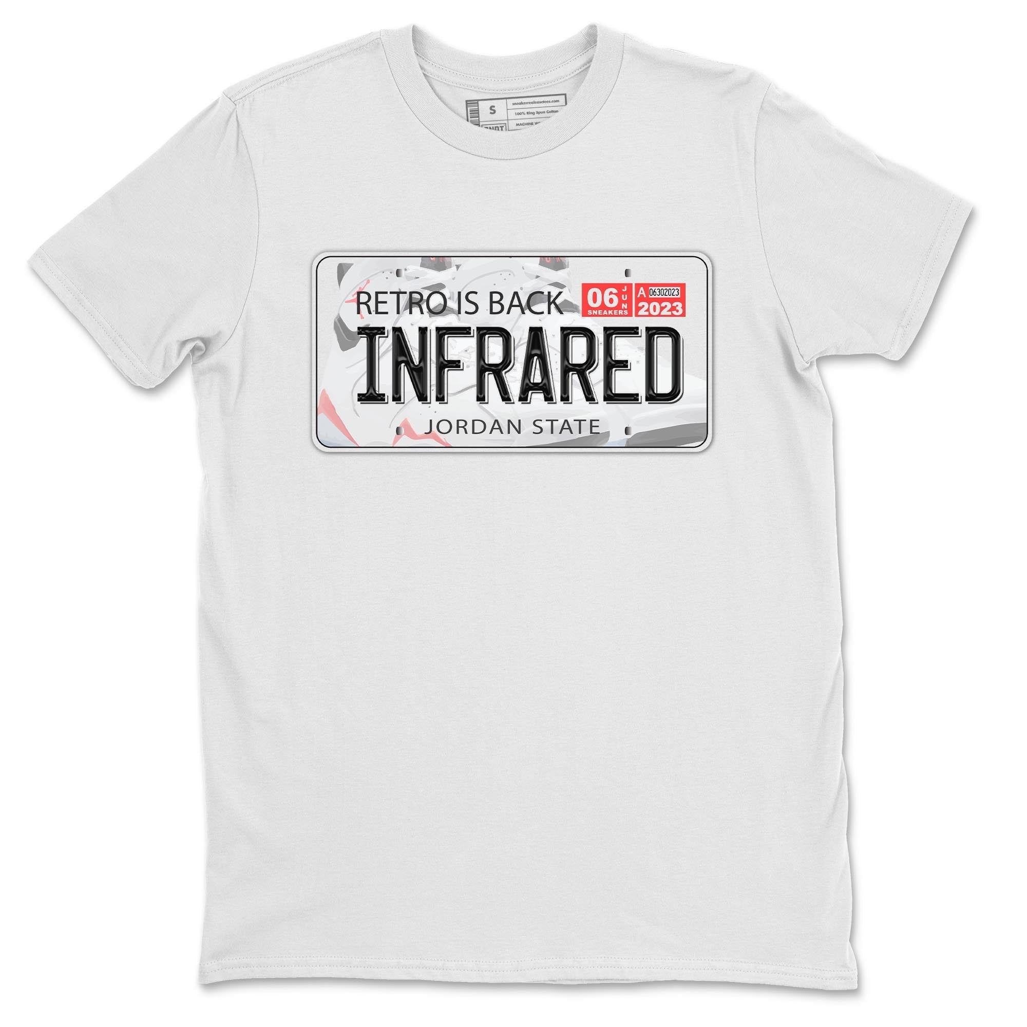 Jordan Plate snkmatch Tee - Air Jordan 7 White Infrared