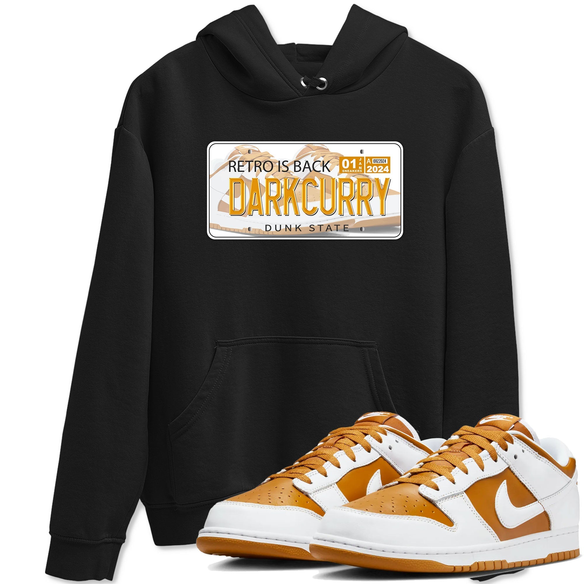 Jordan plate snkmatch Tees - Dunk Dark Curry