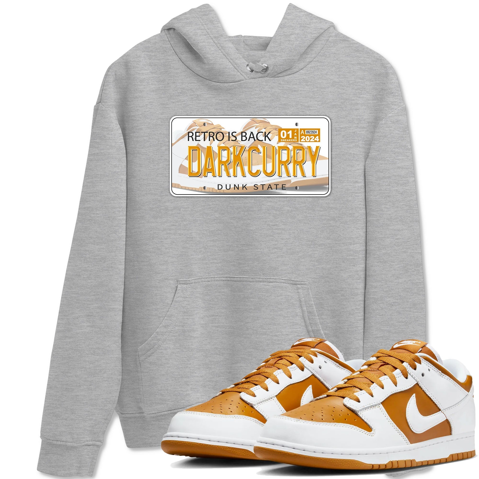 Jordan plate snkmatch Tees - Dunk Dark Curry