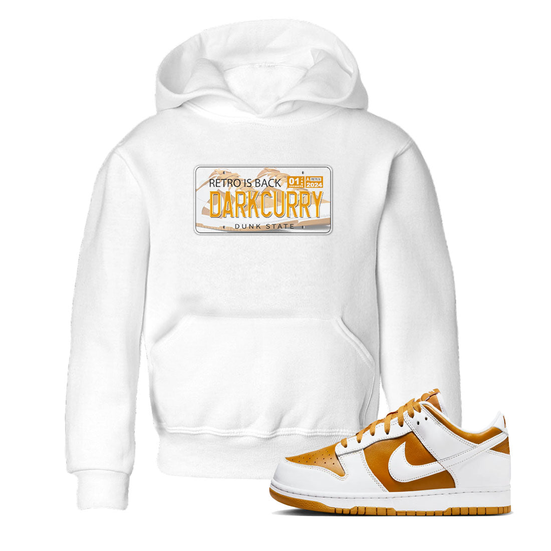Jordan plate snkmatch Tees Kids - Dunk Dark Curry