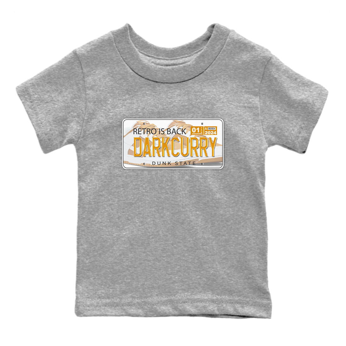 Jordan plate snkmatch Tees Kids - Dunk Dark Curry