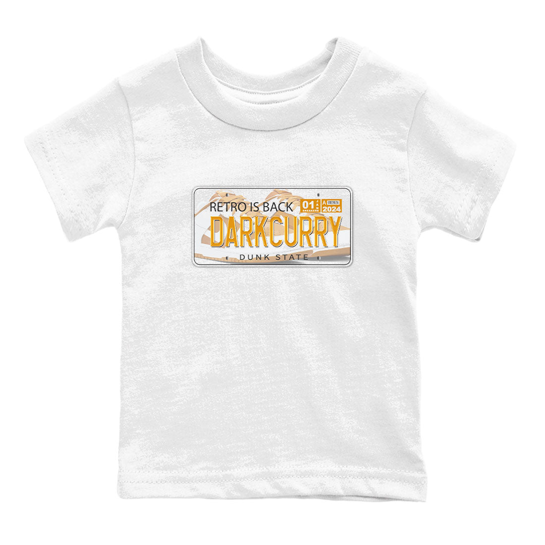 Jordan plate snkmatch Tees Kids - Dunk Dark Curry