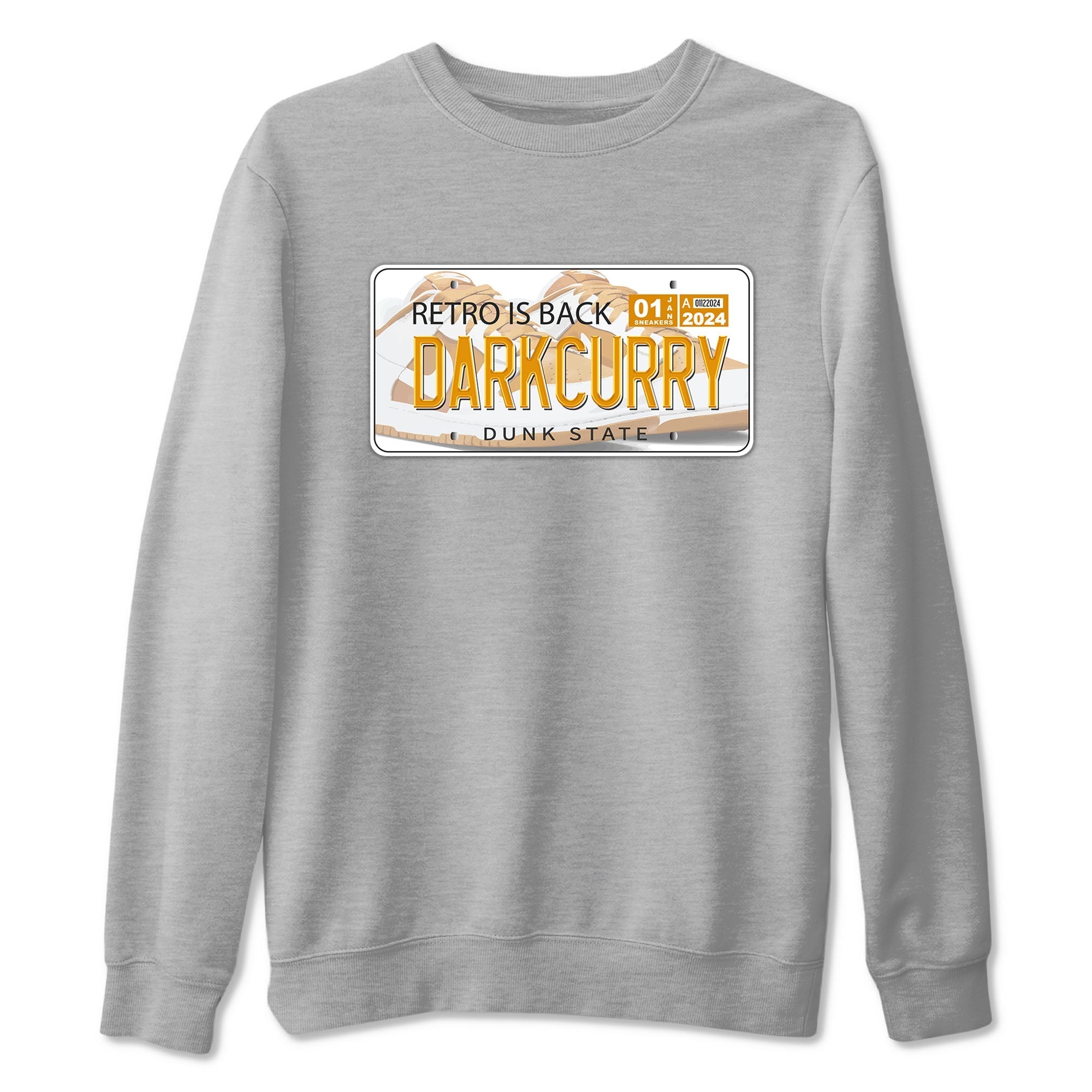 Jordan plate snkmatch Tees - Dunk Dark Curry