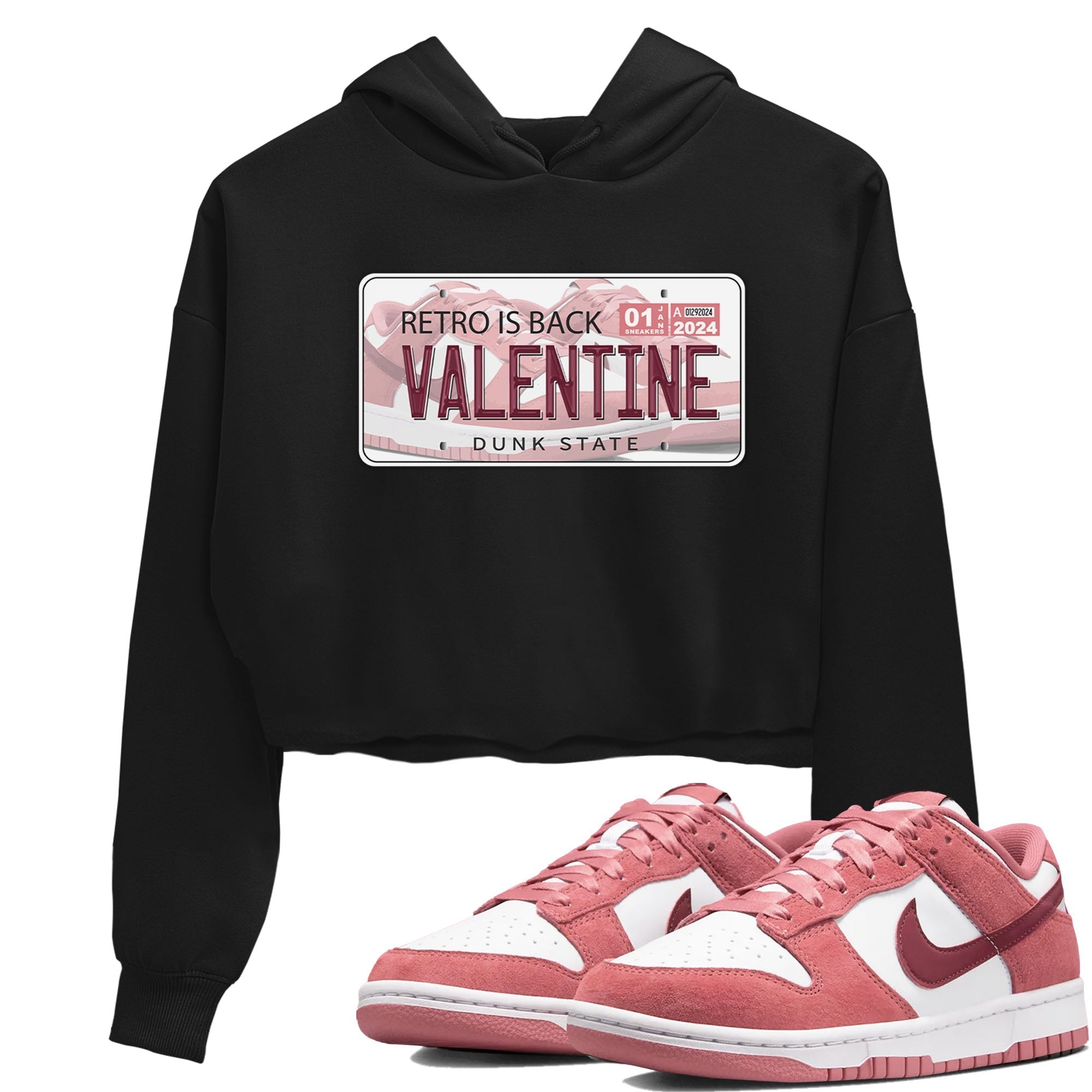 Jordan Plate snkmatch Women's Top - Dunk Valentines Day 2024