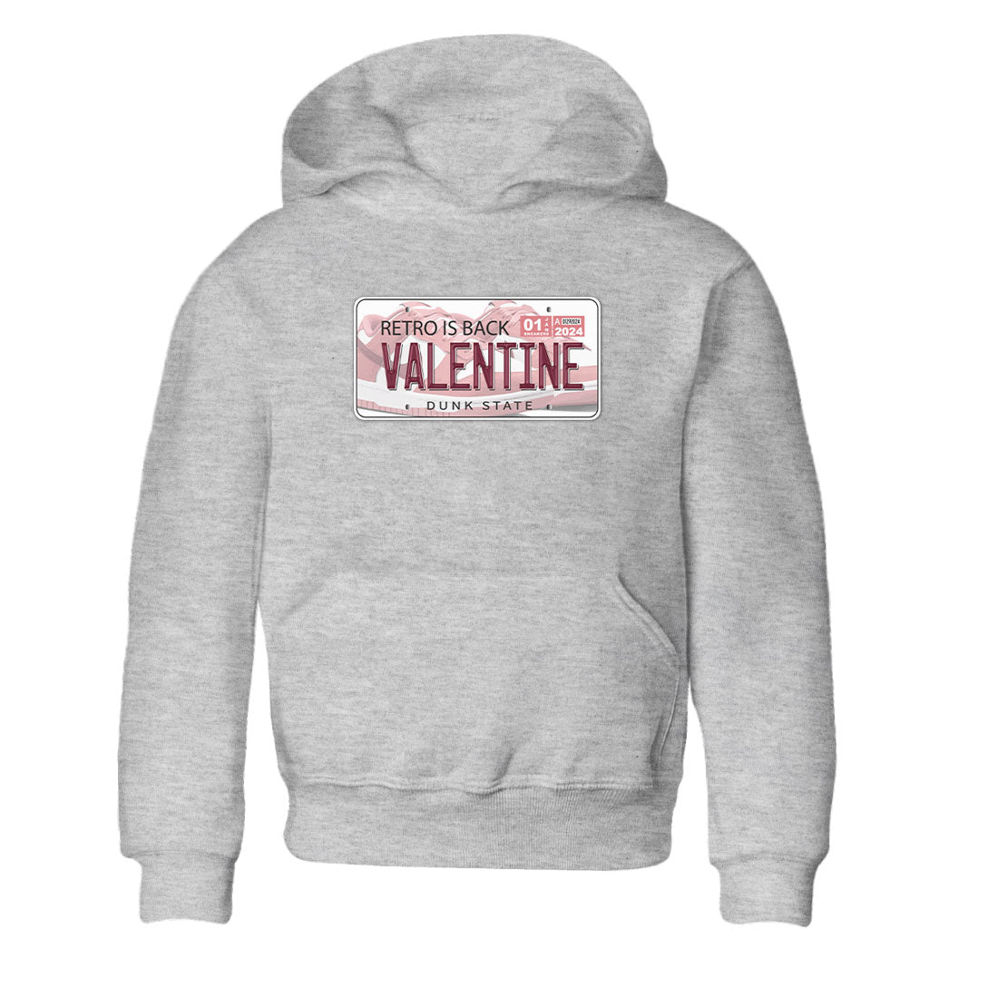 Jordan Plate snkmatch Tees Kids - Dunk Valentines Day 2024