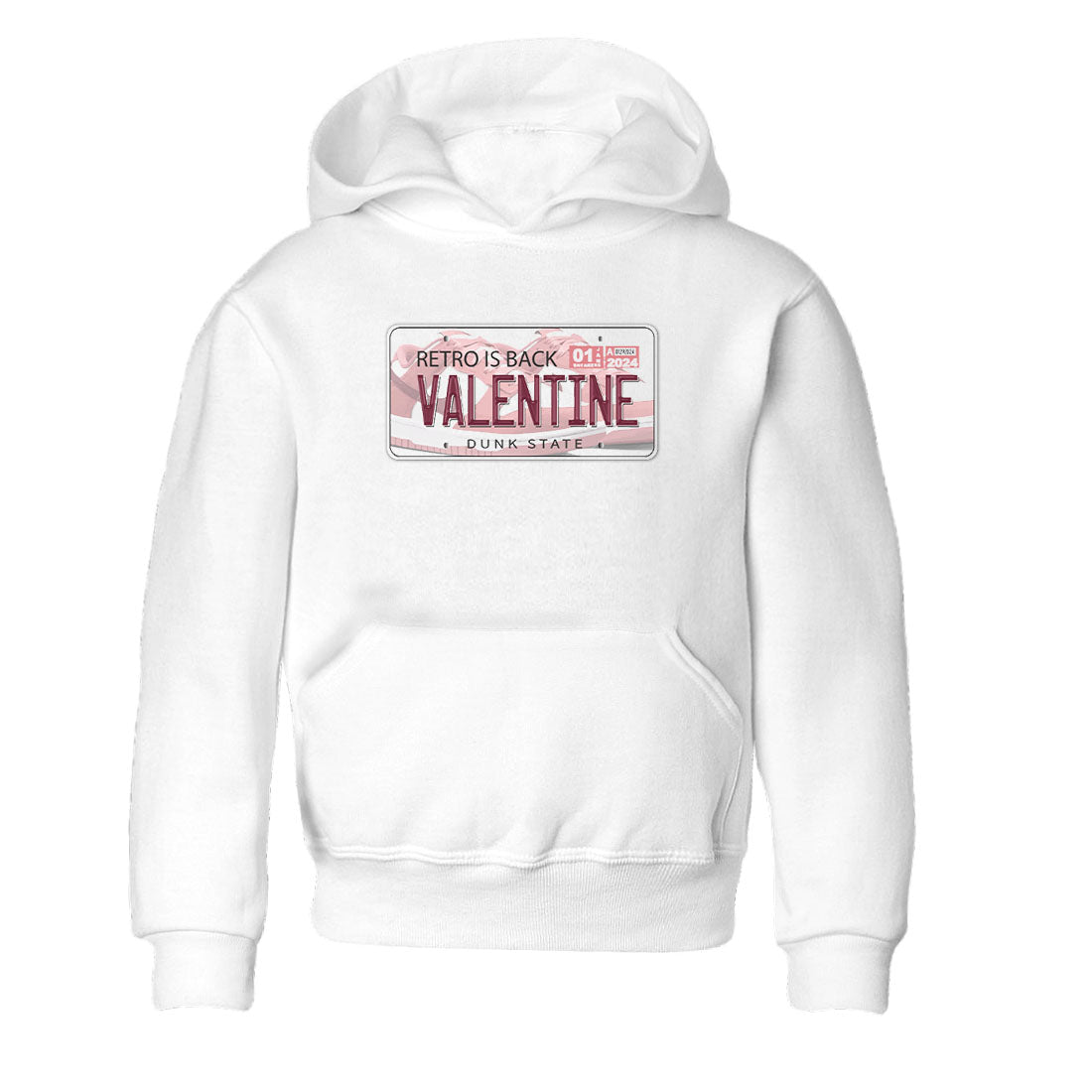 Jordan Plate snkmatch Tees Kids - Dunk Valentines Day 2024