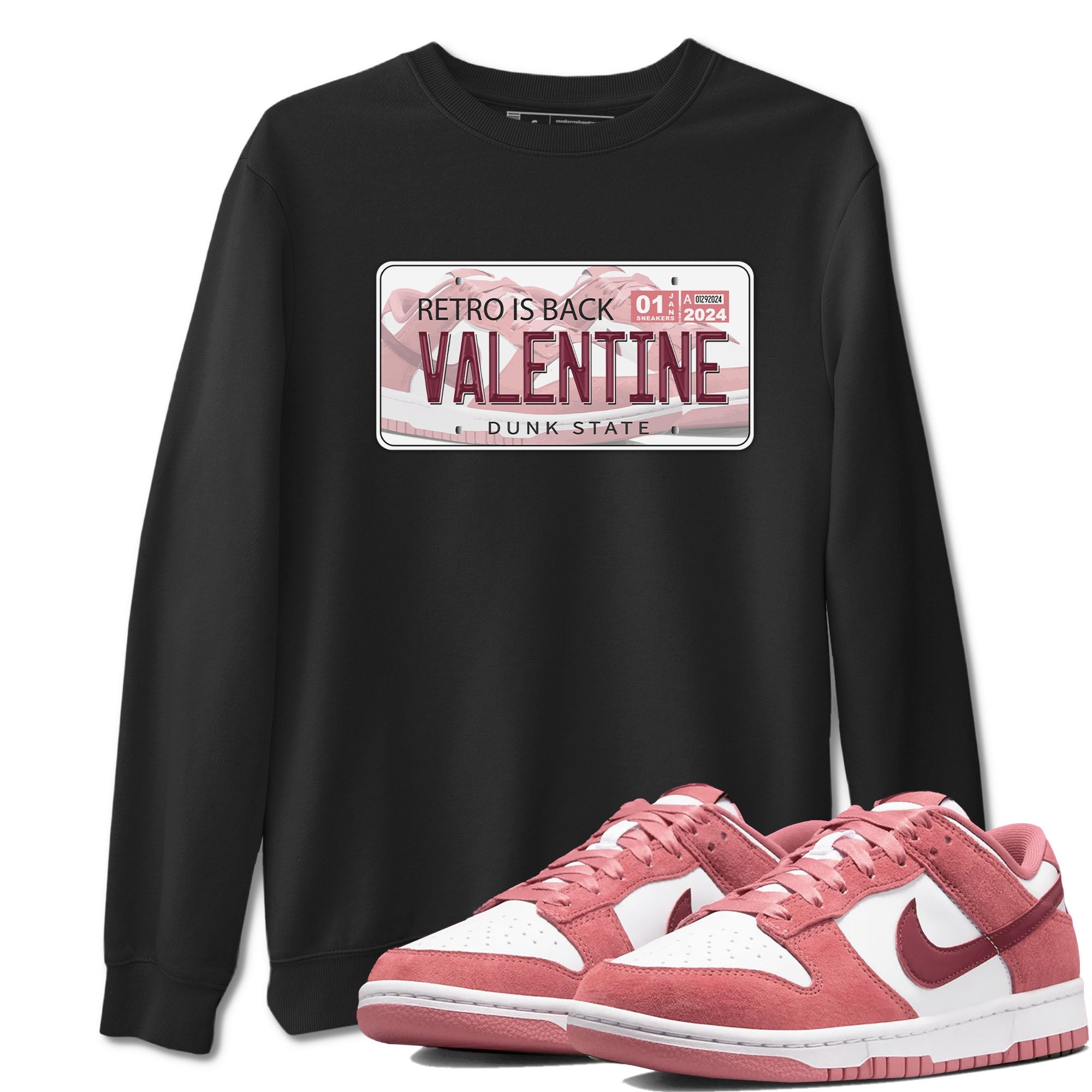 Jordan Plate snkmatch Tees - Dunk Valentines Day 2024
