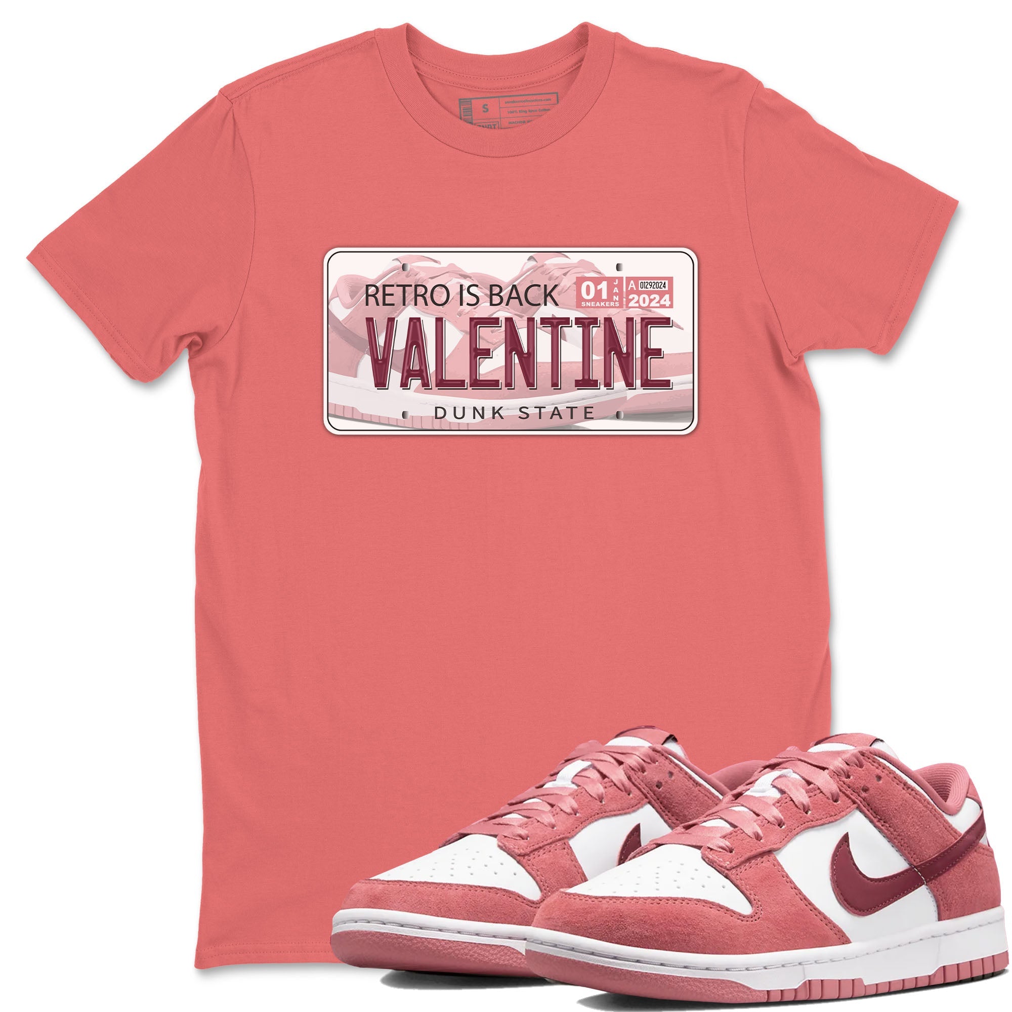 Jordan Plate snkmatch Tees - Dunk Valentines Day 2024