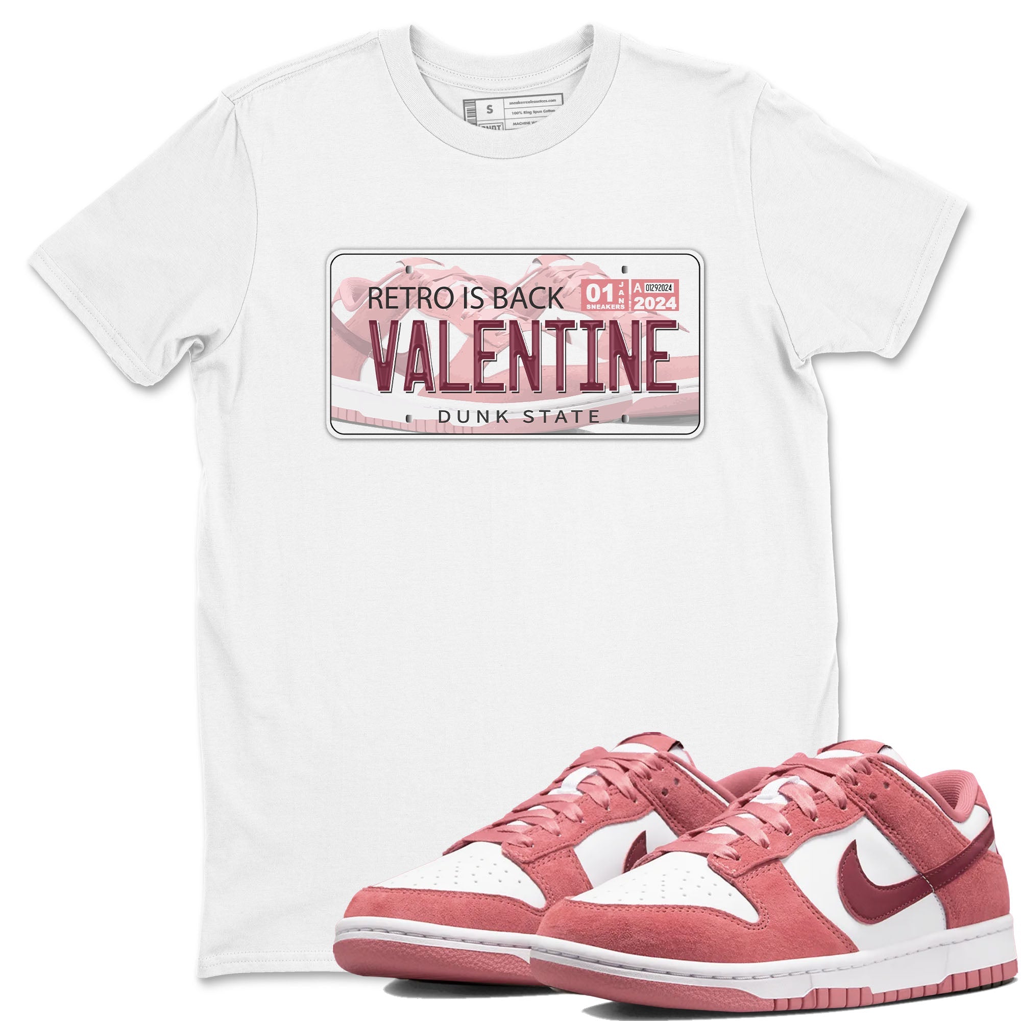 Jordan Plate snkmatch Tees - Dunk Valentines Day 2024