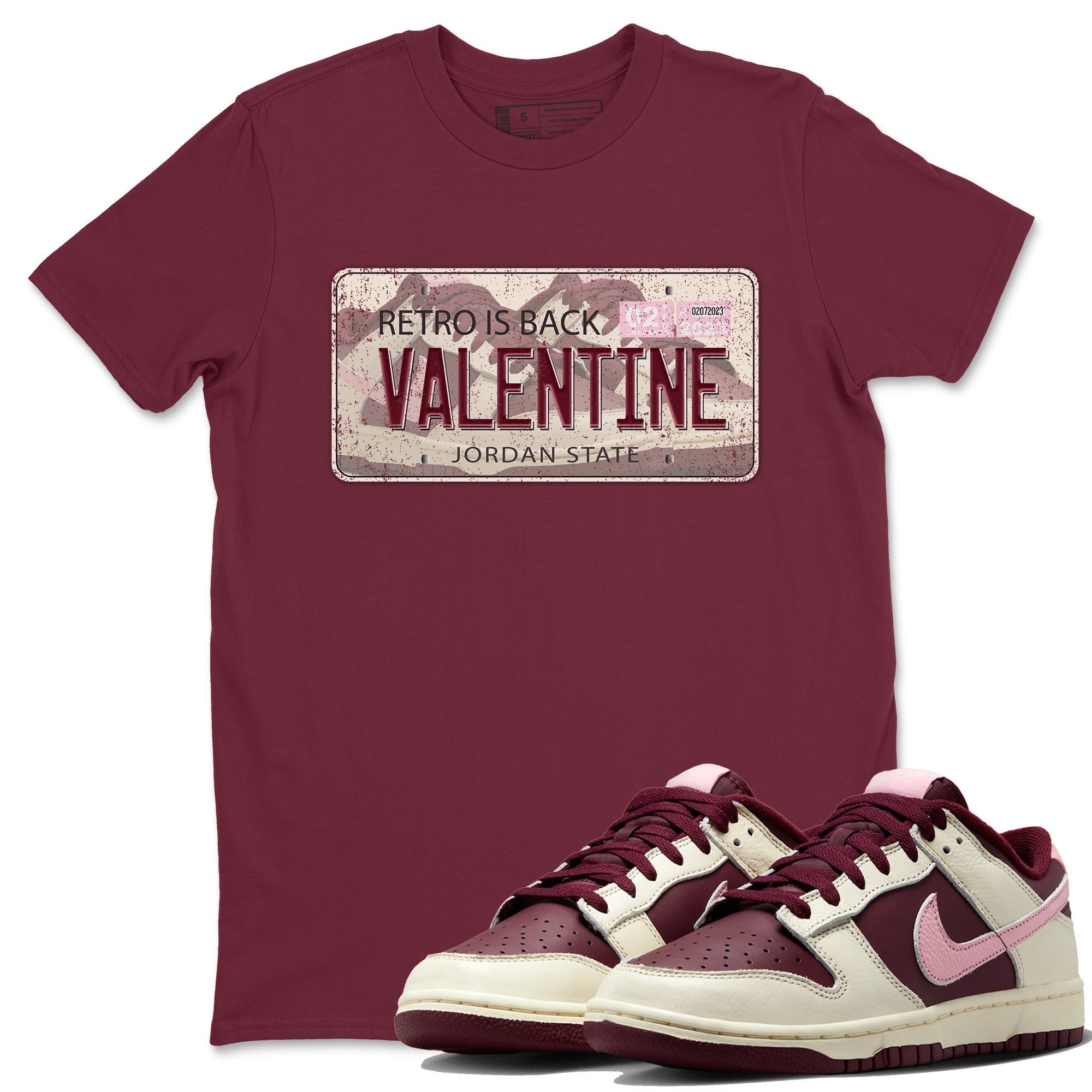 Jordan Plate Unisex Tops - Dunk Valentines Day