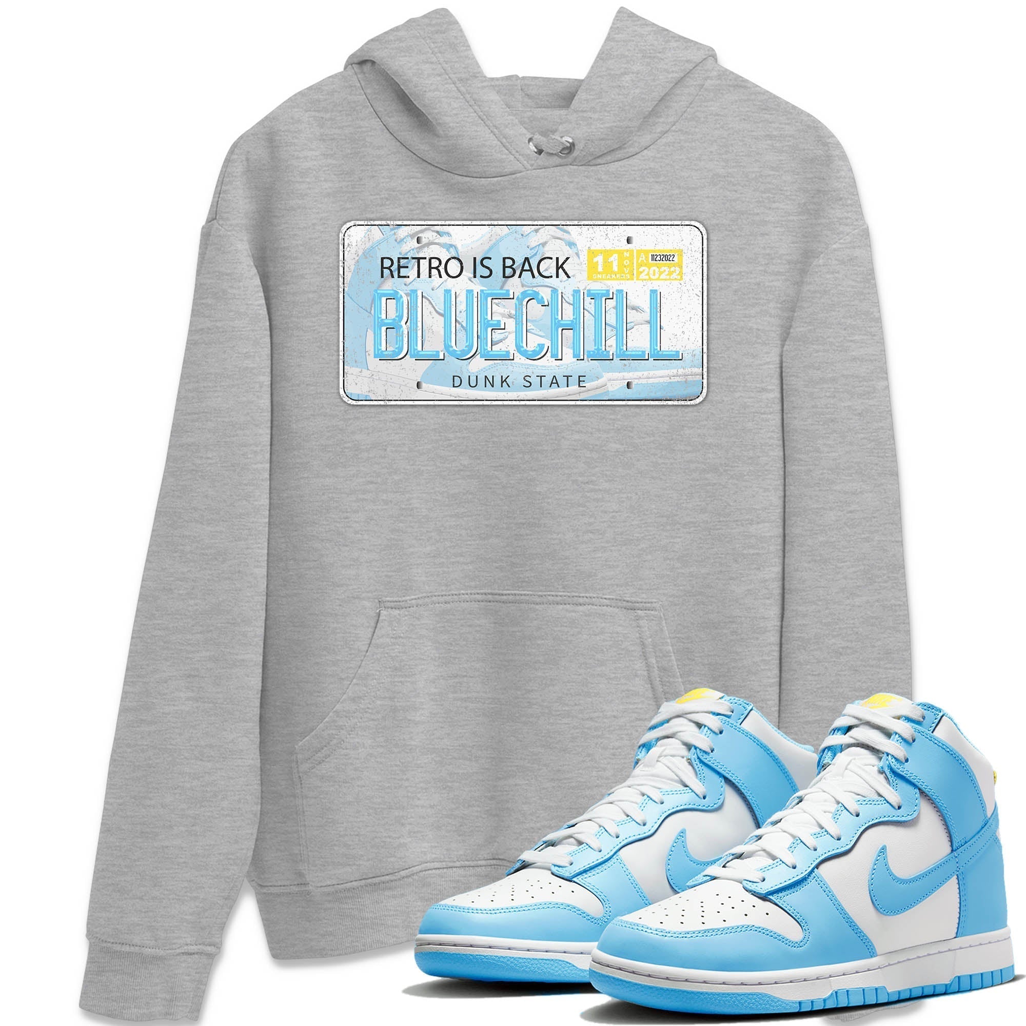 Jordan Plate Unisex Tops - Dunk Blue Chill