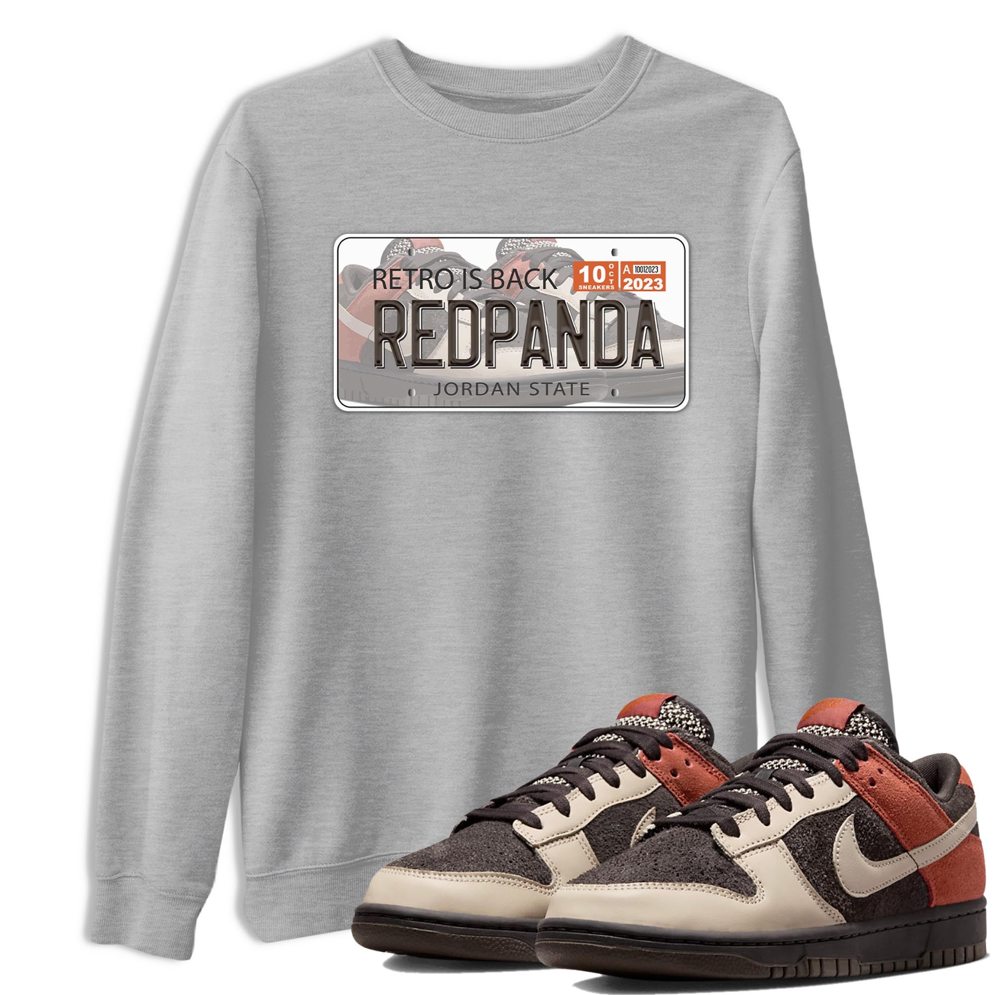 Jordan Plate snkmatch Tee - Dunk Red Panda