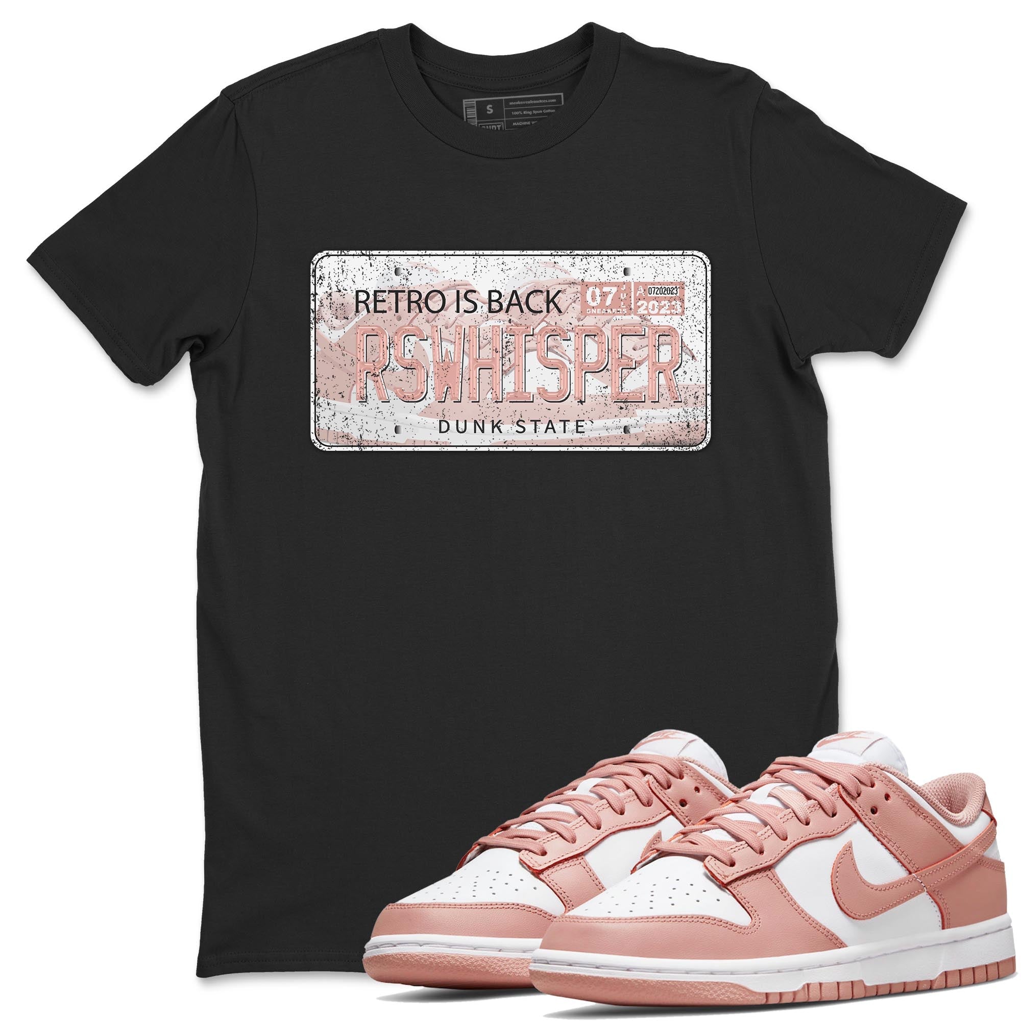 Jordan Plate snkmatch Tee - Dunk Rose Whisper