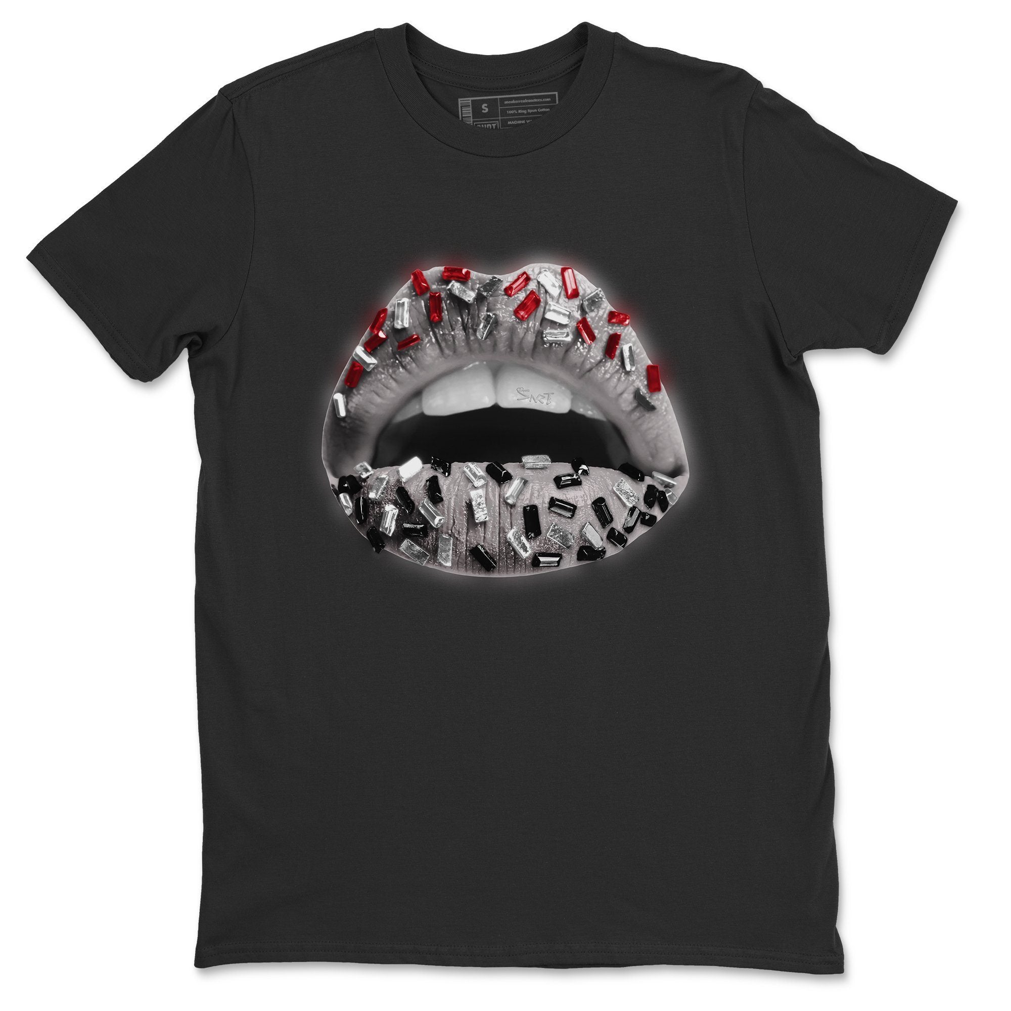 Lips Jewel Unisex Tops - Air Jordan 1 Smoke Grey