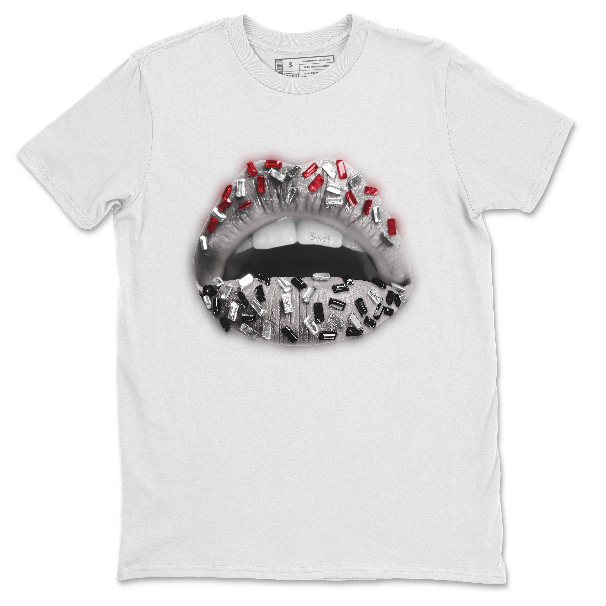 Lips Jewel Unisex Tops - Air Jordan 1 Smoke Grey
