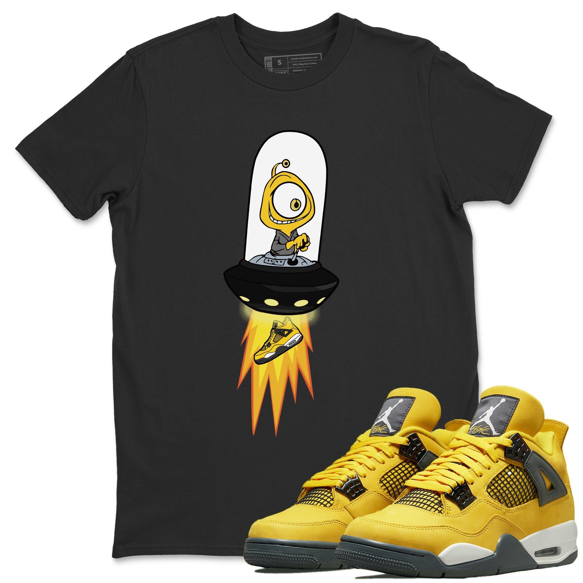 Alien Unisex Tops - Air Jordan 4 Lightning