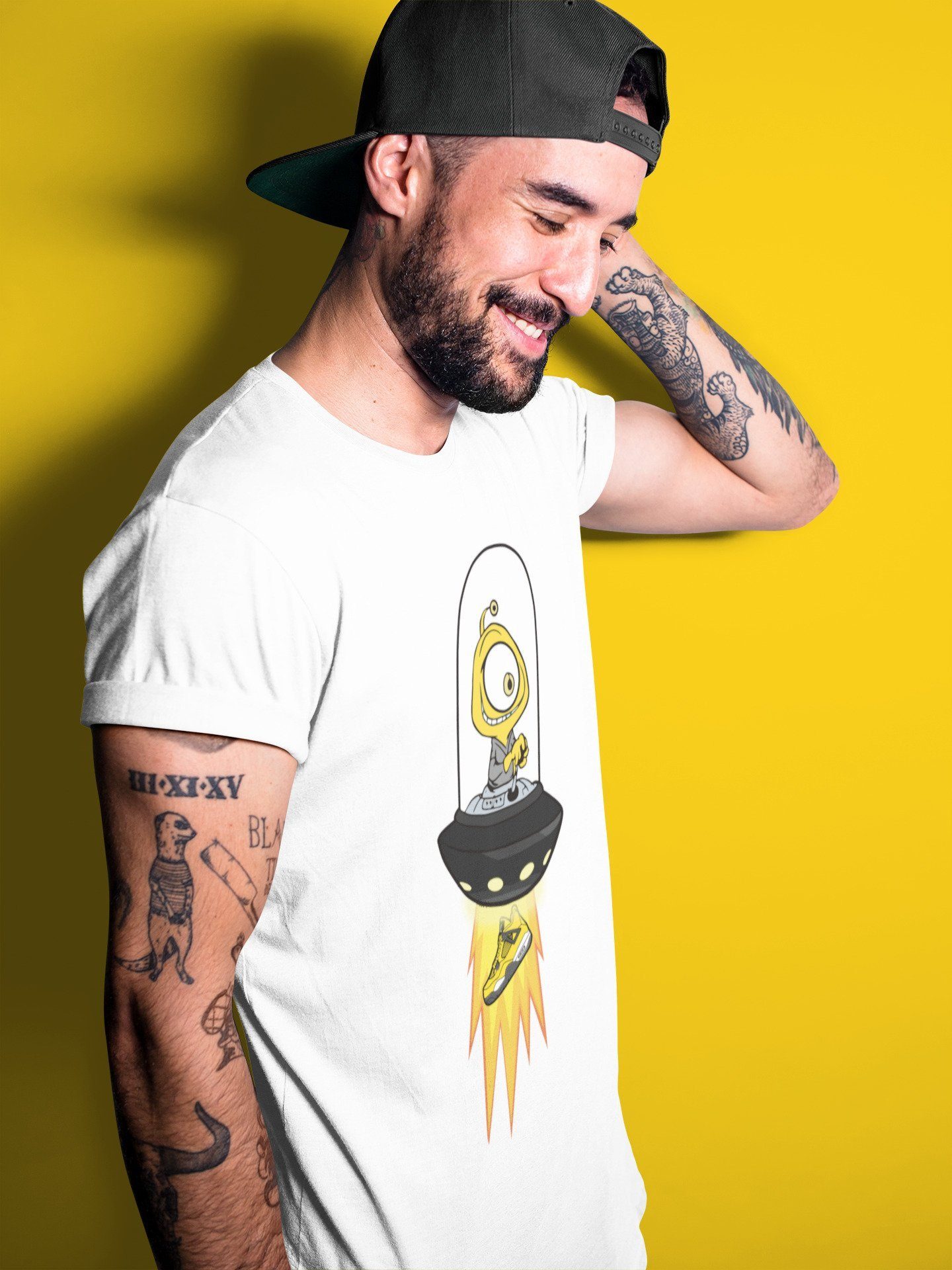 Alien Unisex Tops - Air Jordan 4 Lightning