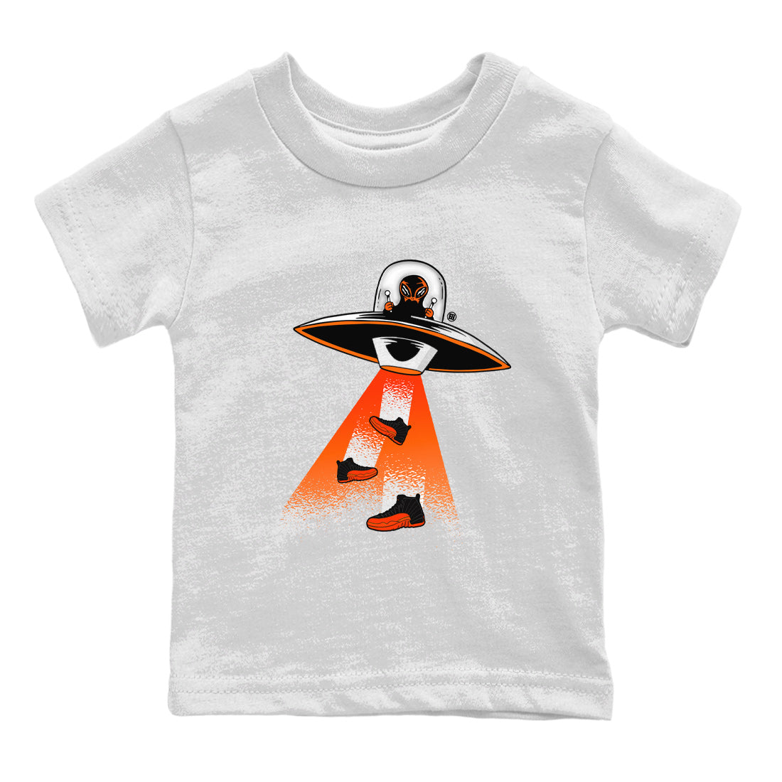 Alien Thief Kids Tops - Air Jordan 12 Brilliant Orange