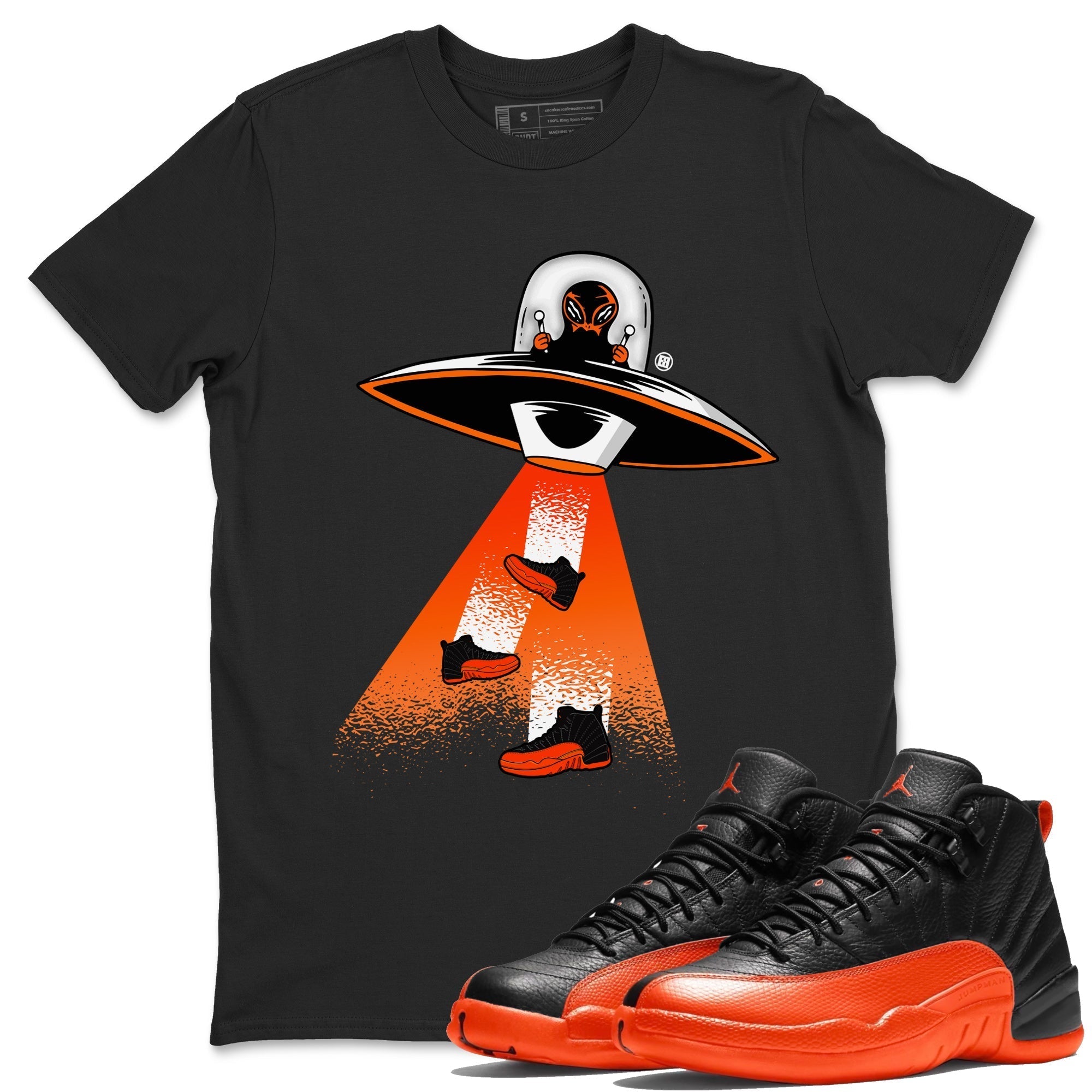 Alien Thief Unisex Tops - Air Jordan 12 Brilliant Orange