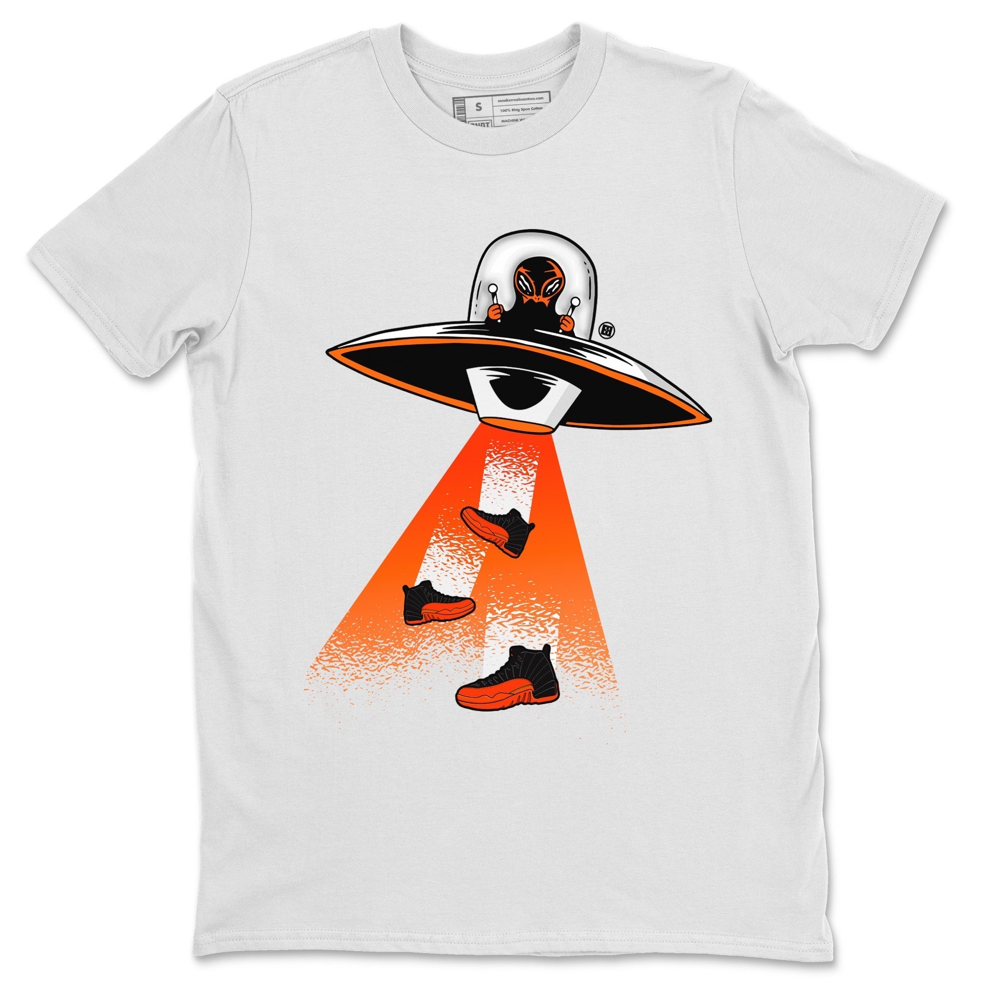 Alien Thief Unisex Tops - Air Jordan 12 Brilliant Orange