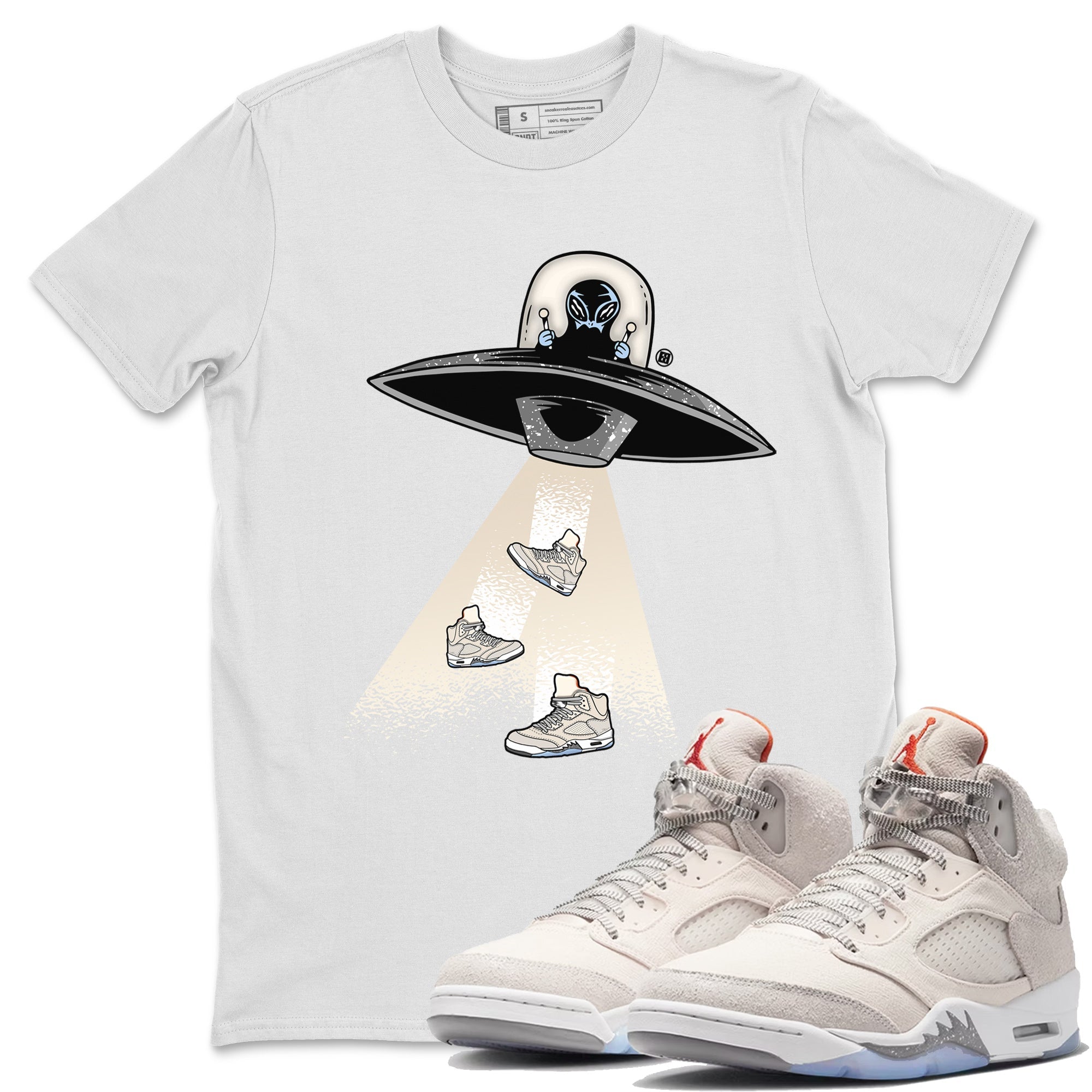 Alien Thief Unisex Tops - Air Jordan 5 Craft