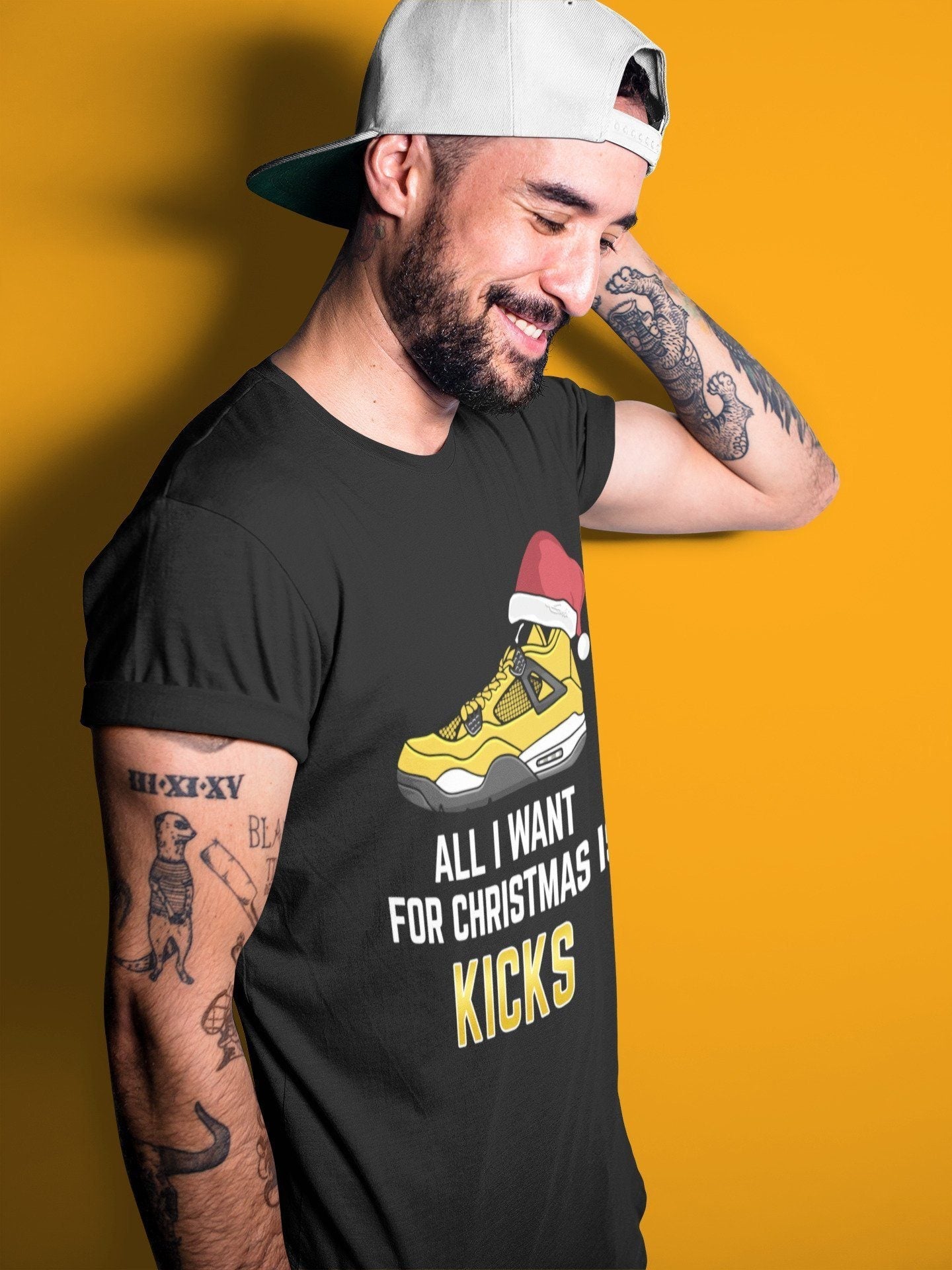 All I Want For Christmas Unisex Tops - Air Jordan 4 Lightning