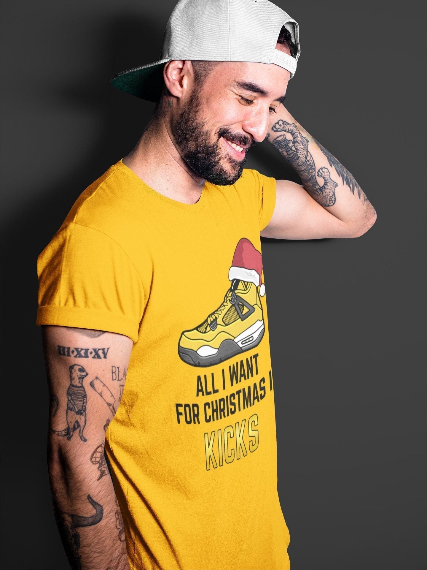All I Want For Christmas Unisex Tops - Air Jordan 4 Lightning