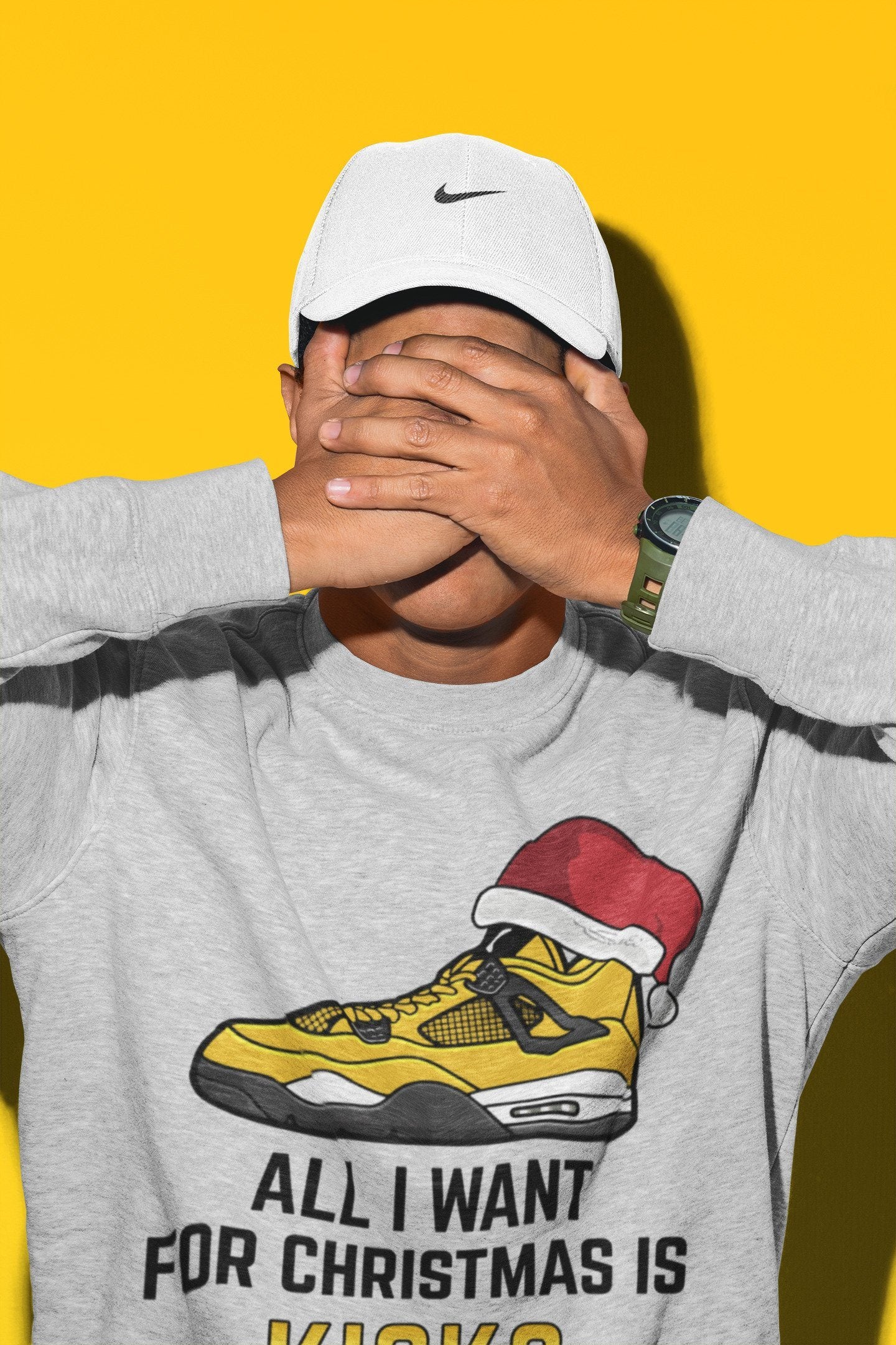 All I Want For Christmas Unisex Tops - Air Jordan 4 Lightning