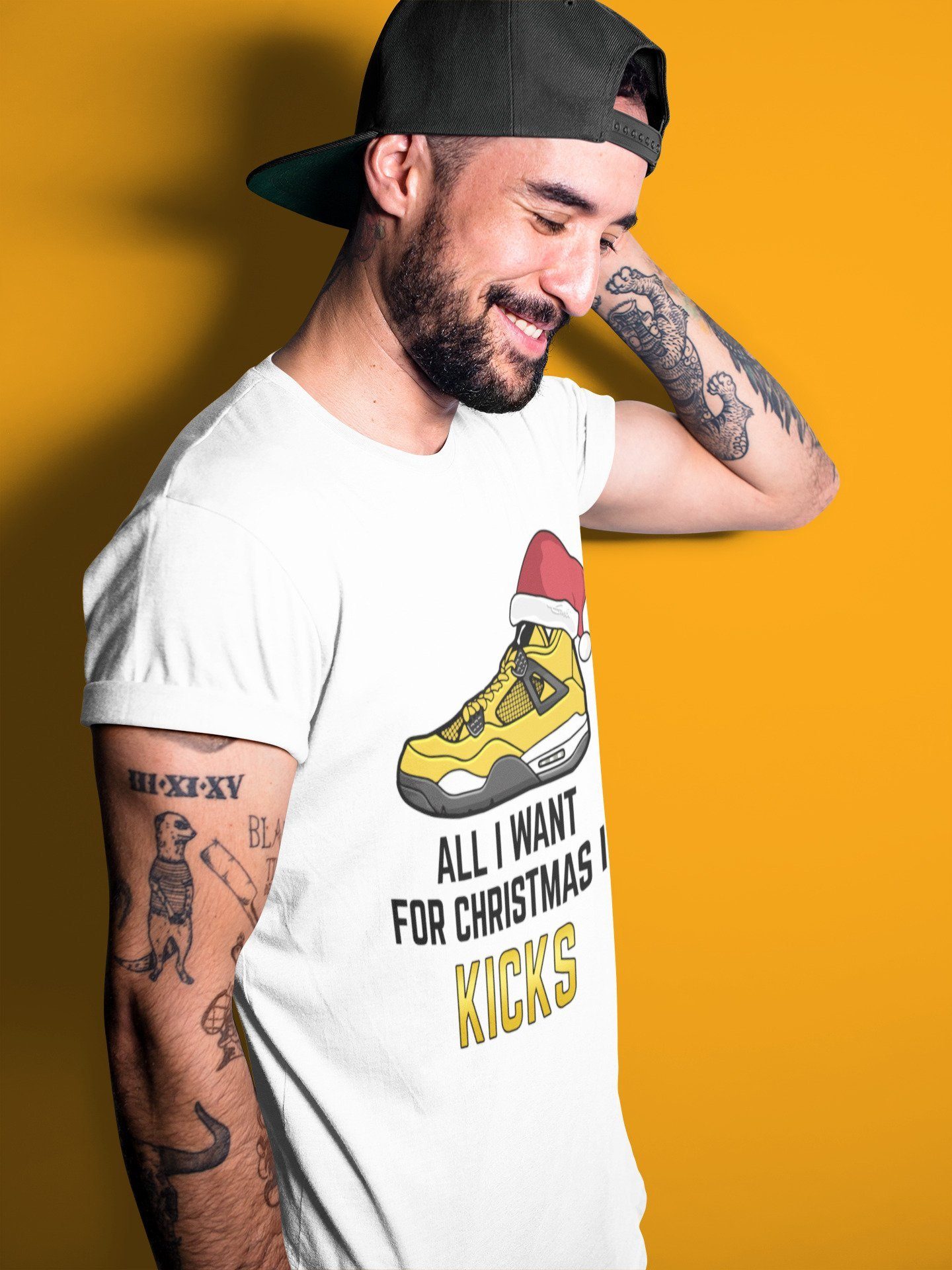 All I Want For Christmas Unisex Tops - Air Jordan 4 Lightning