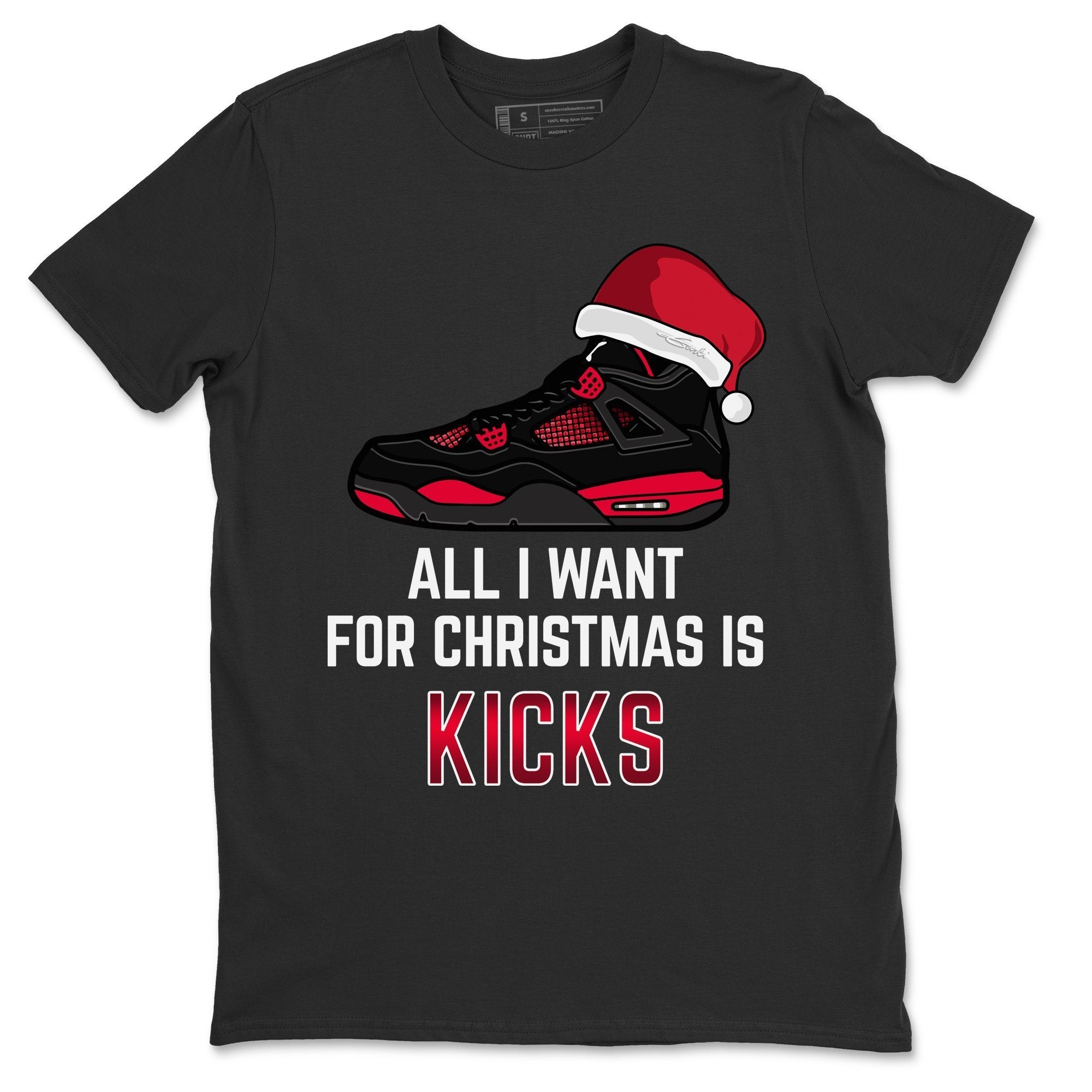 All I Want For Christmas Unisex Tops - Air Jordan 4 Red Thunder
