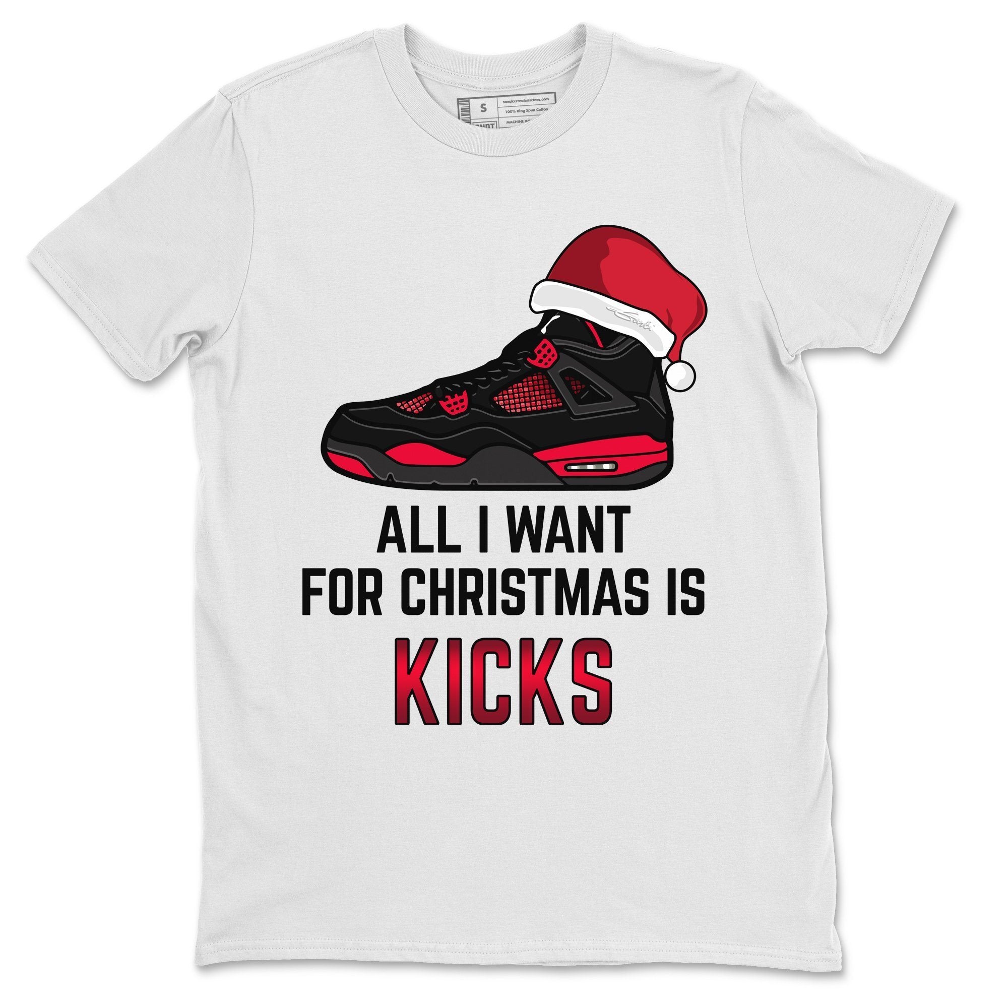 All I Want For Christmas Unisex Tops - Air Jordan 4 Red Thunder