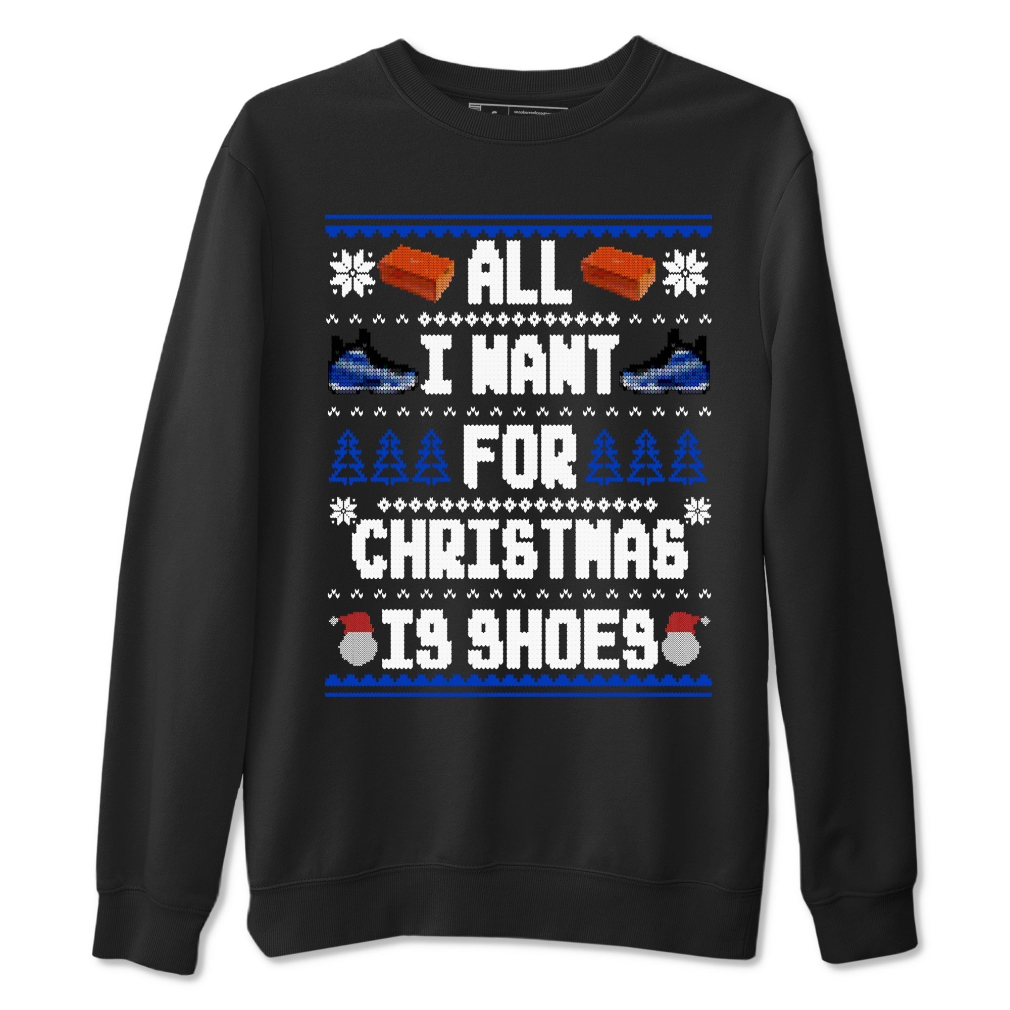 All I Want For Christmas Is Shoes snkmatch Tees - Air Foamposite One Royal