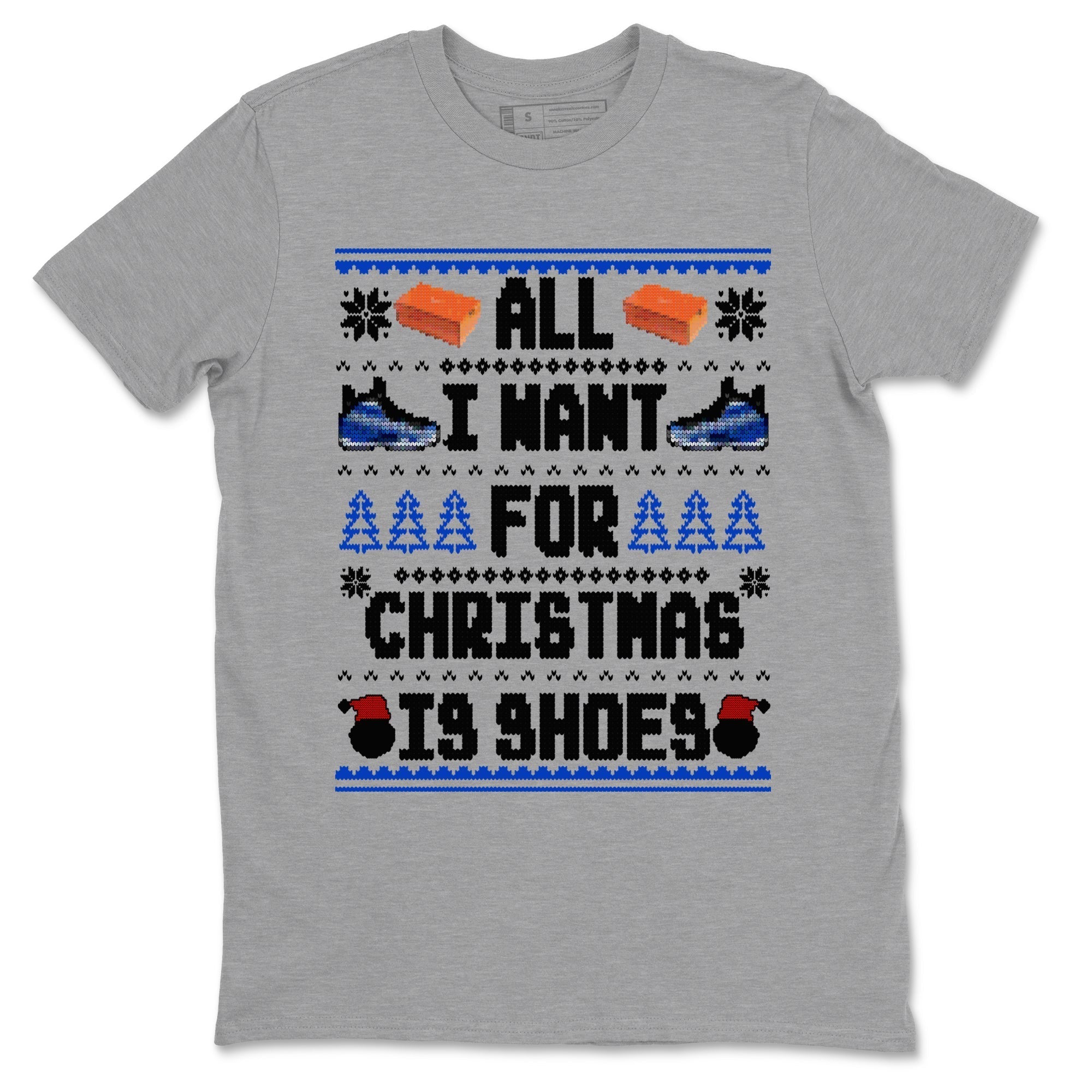 All I Want For Christmas Is Shoes snkmatch Tees - Air Foamposite One Royal