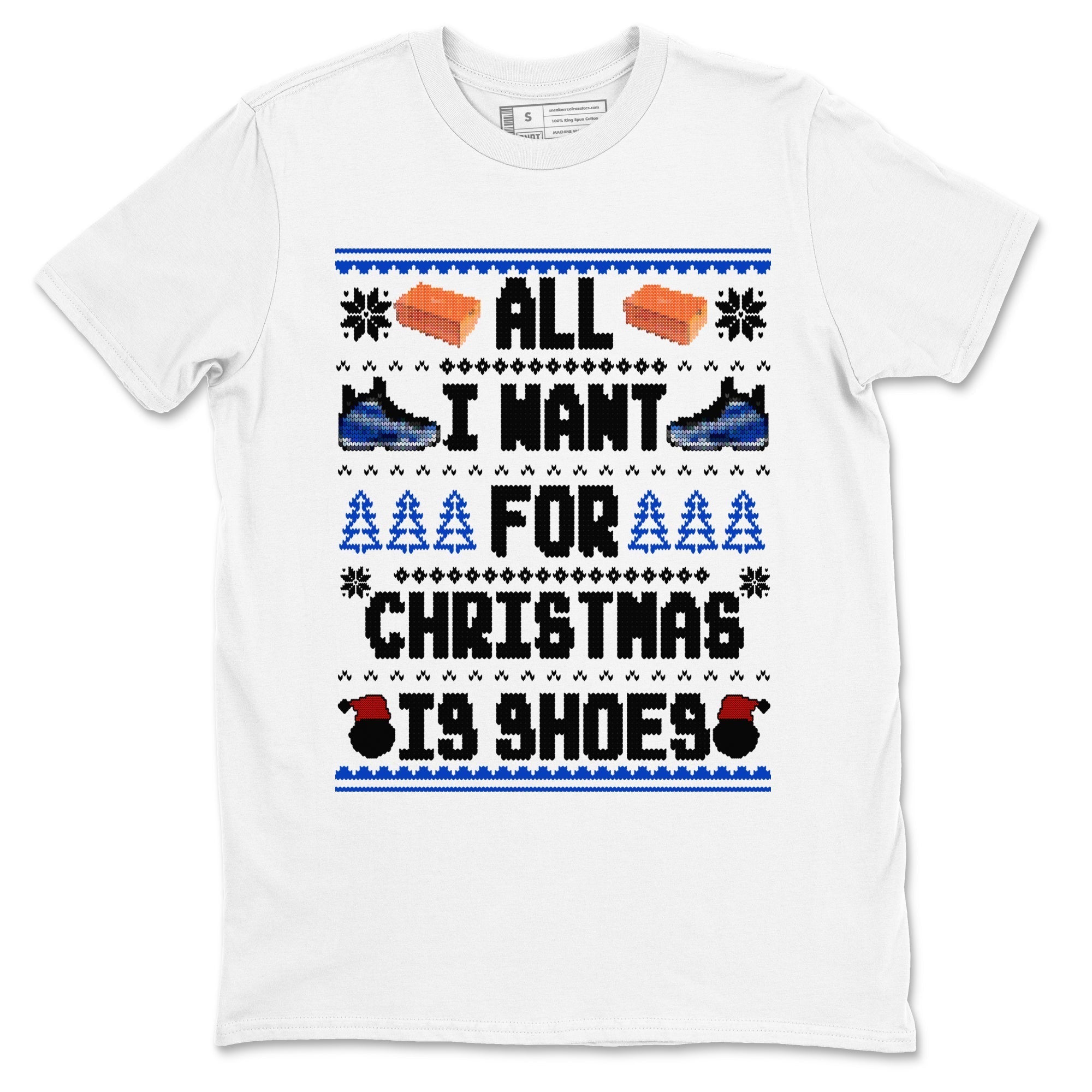 All I Want For Christmas Is Shoes snkmatch Tees - Air Foamposite One Royal