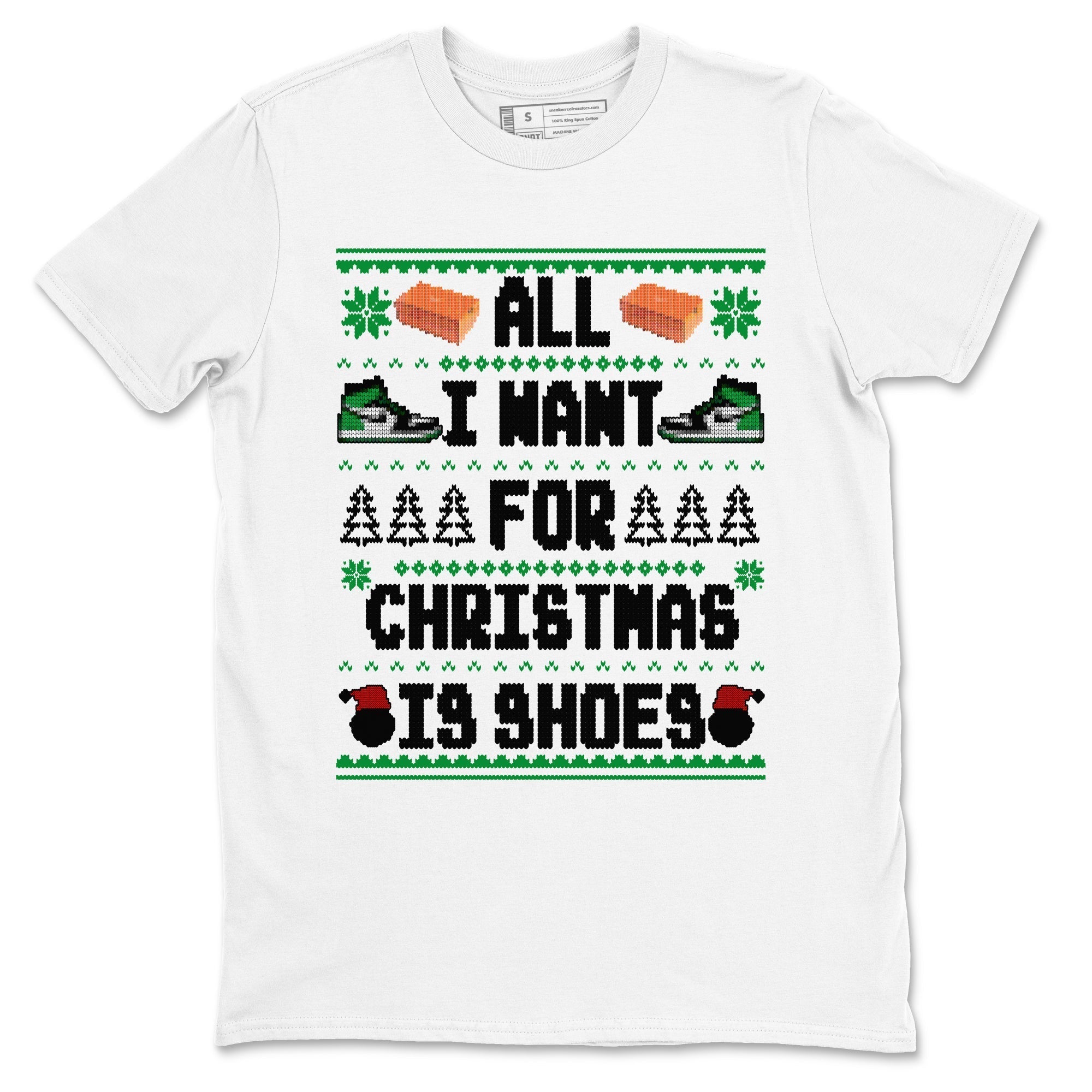 All I Want For Christmas Is Shoes snkmatch Tees - Air Jordan 1 Celtics