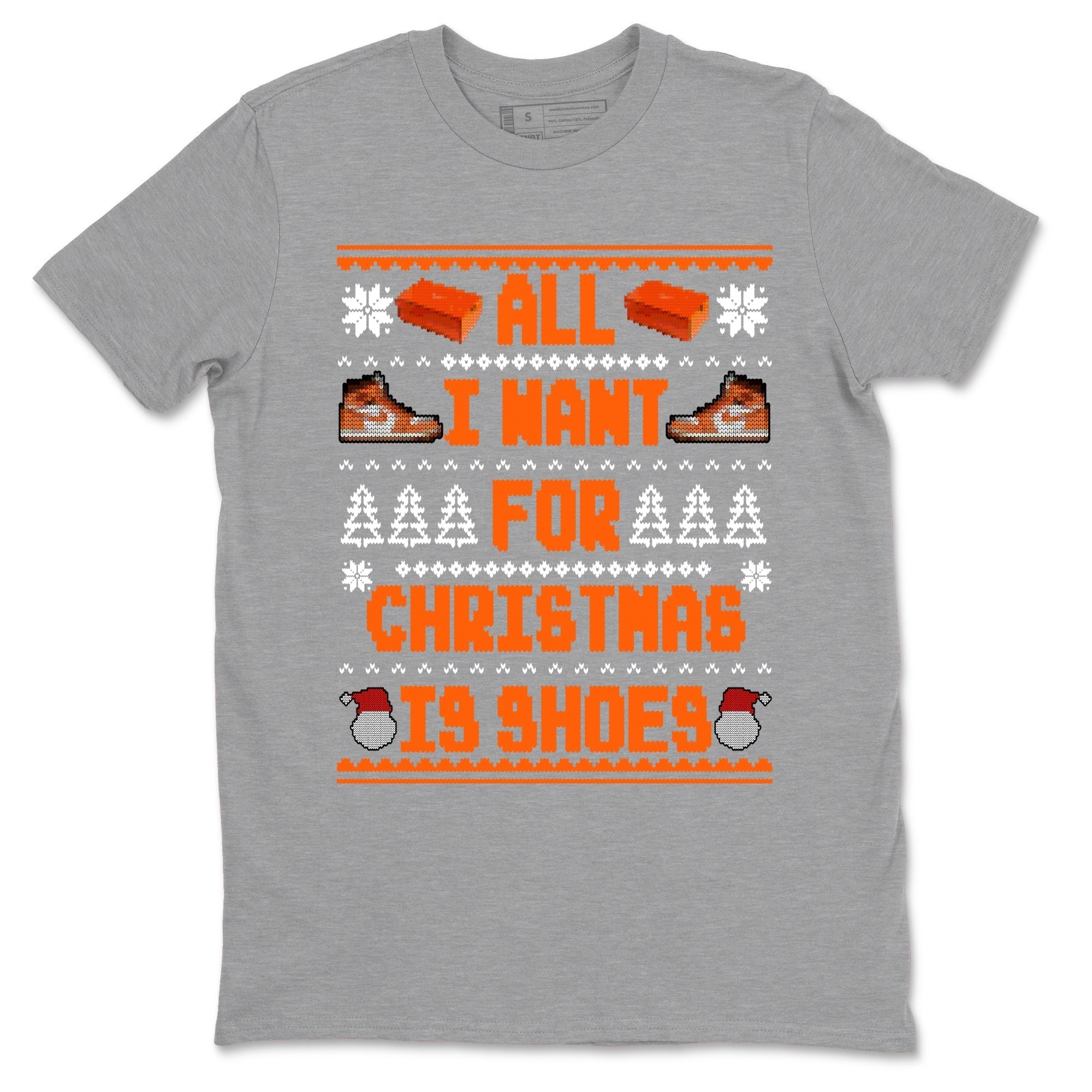 All I Want For Christmas Is Shoes snkmatch Tees - Air Jordan 1 Starfish