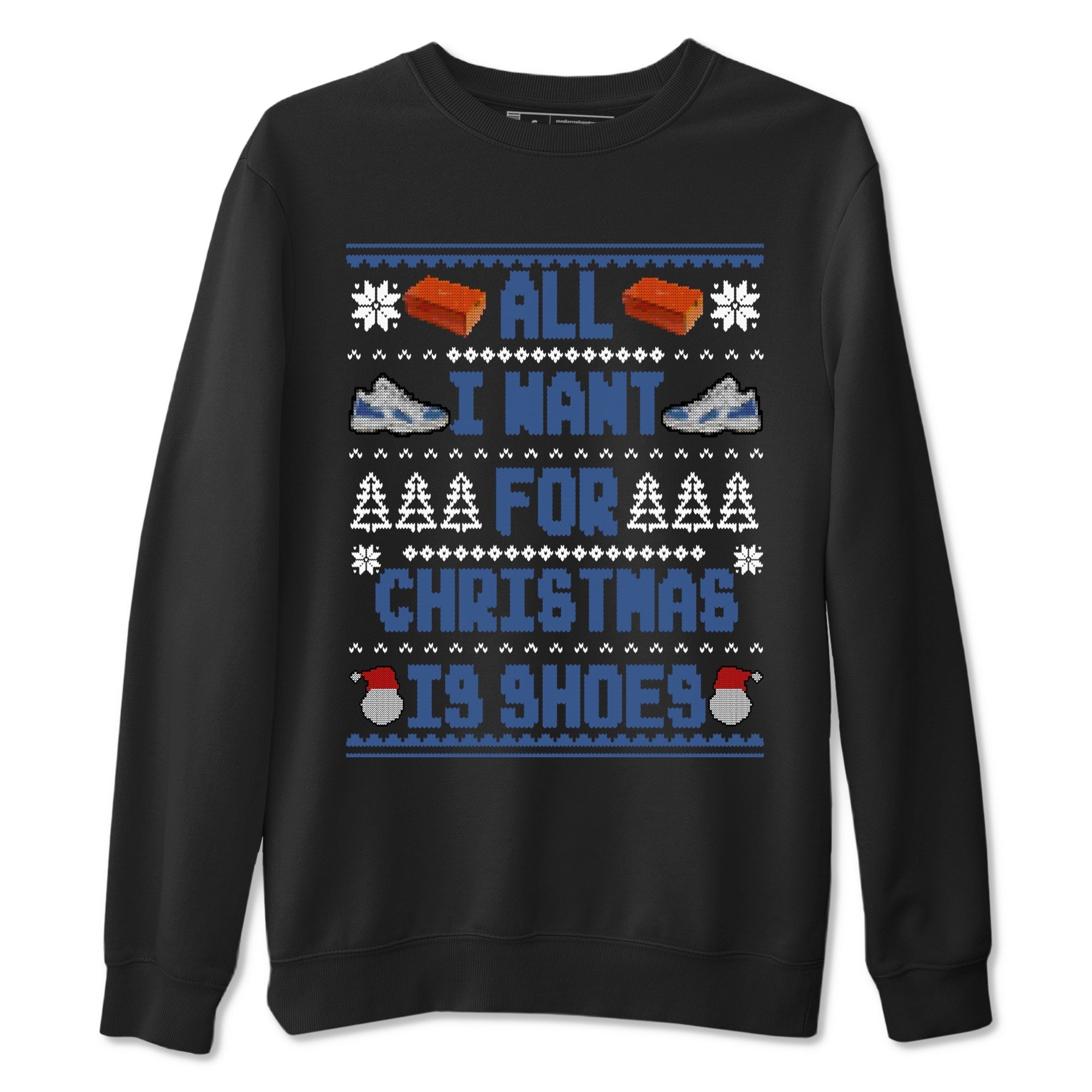 All I Want For Christmas Is Shoes snkmatch Tees - Air Jordan 11 Diffused Blue