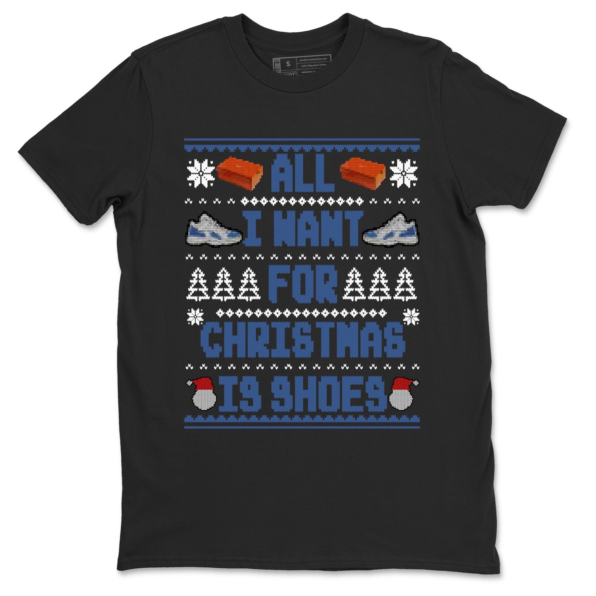 All I Want For Christmas Is Shoes snkmatch Tees - Air Jordan 11 Diffused Blue