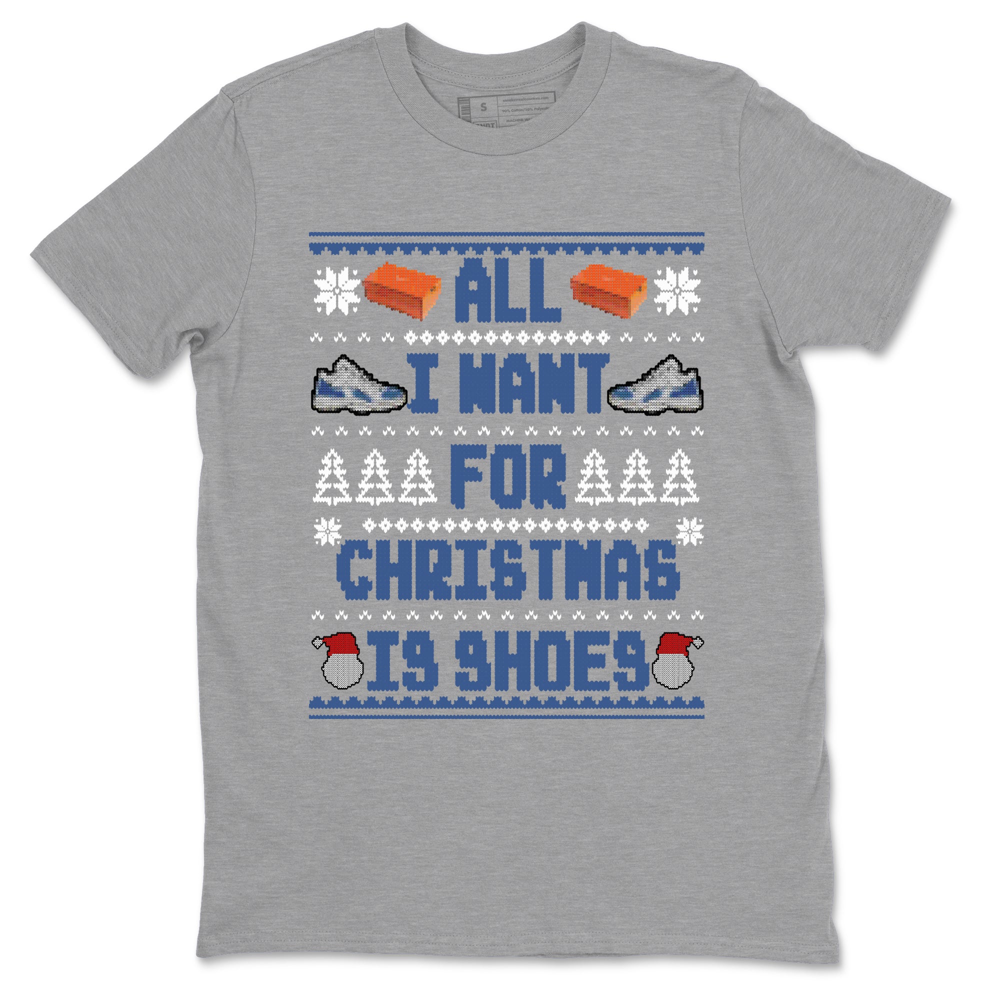 All I Want For Christmas Is Shoes snkmatch Tees - Air Jordan 11 Diffused Blue