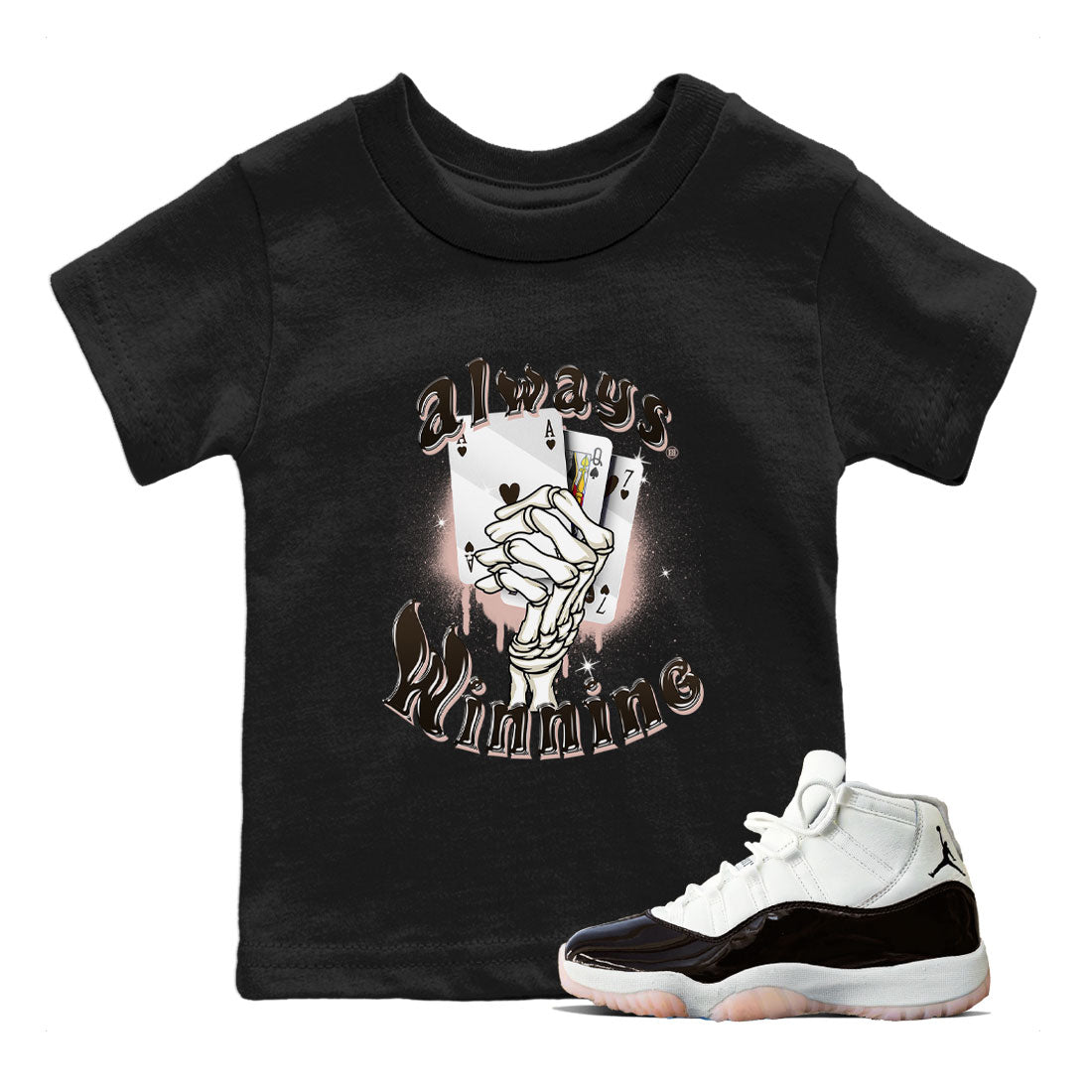 Always Winning snkmatch Tee Kids - Air Jordan 11 Neapolitan