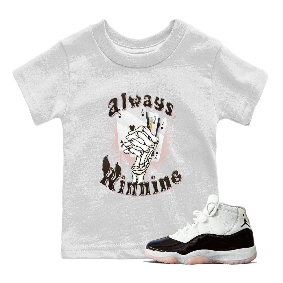 Always Winning snkmatch Tee Kids - Air Jordan 11 Neapolitan