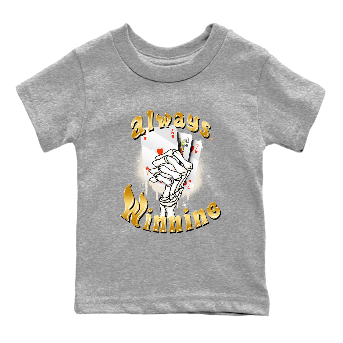Always Winning snkmatch Tees Kids - Air Jordan 12 Phantom