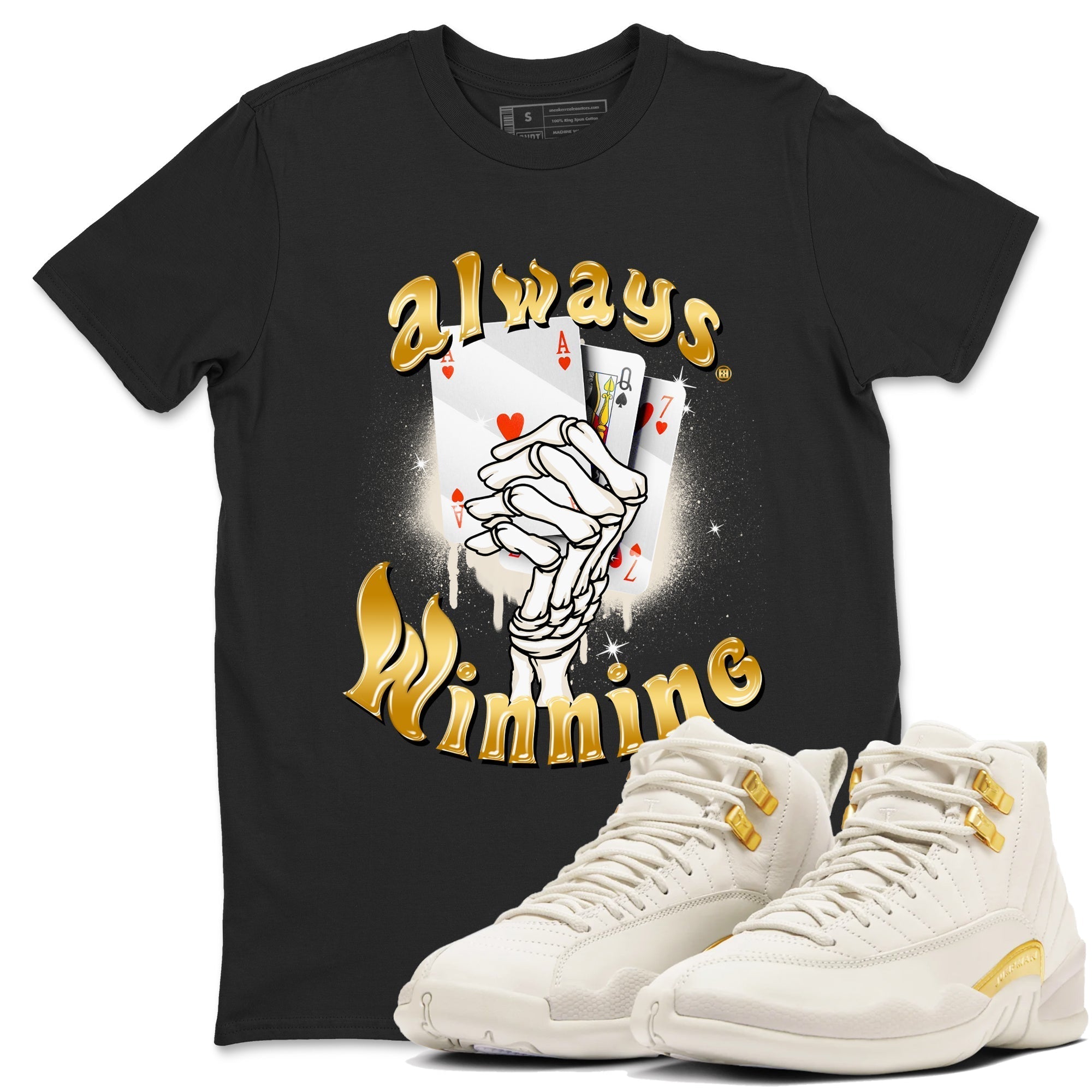 Always Winning snkmatch Tees - Air Jordan 12 Phantom