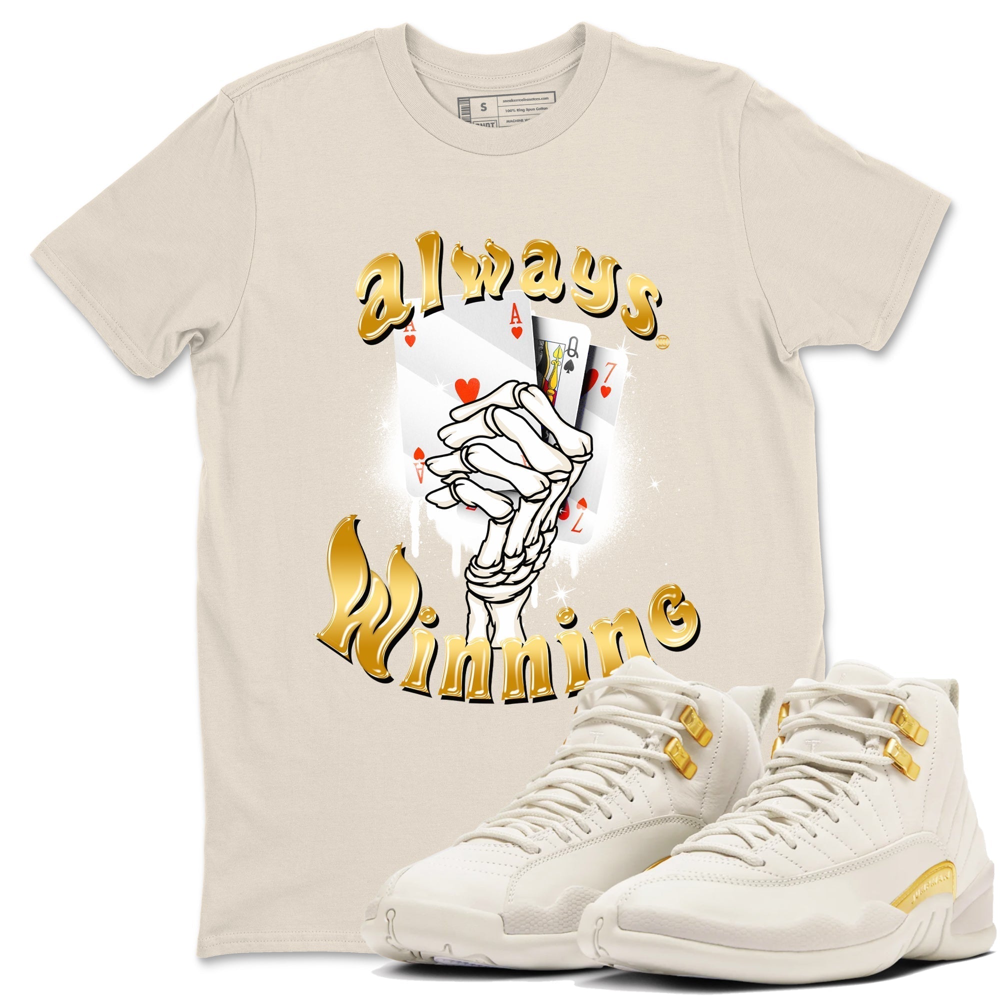 Always Winning snkmatch Tees - Air Jordan 12 Phantom