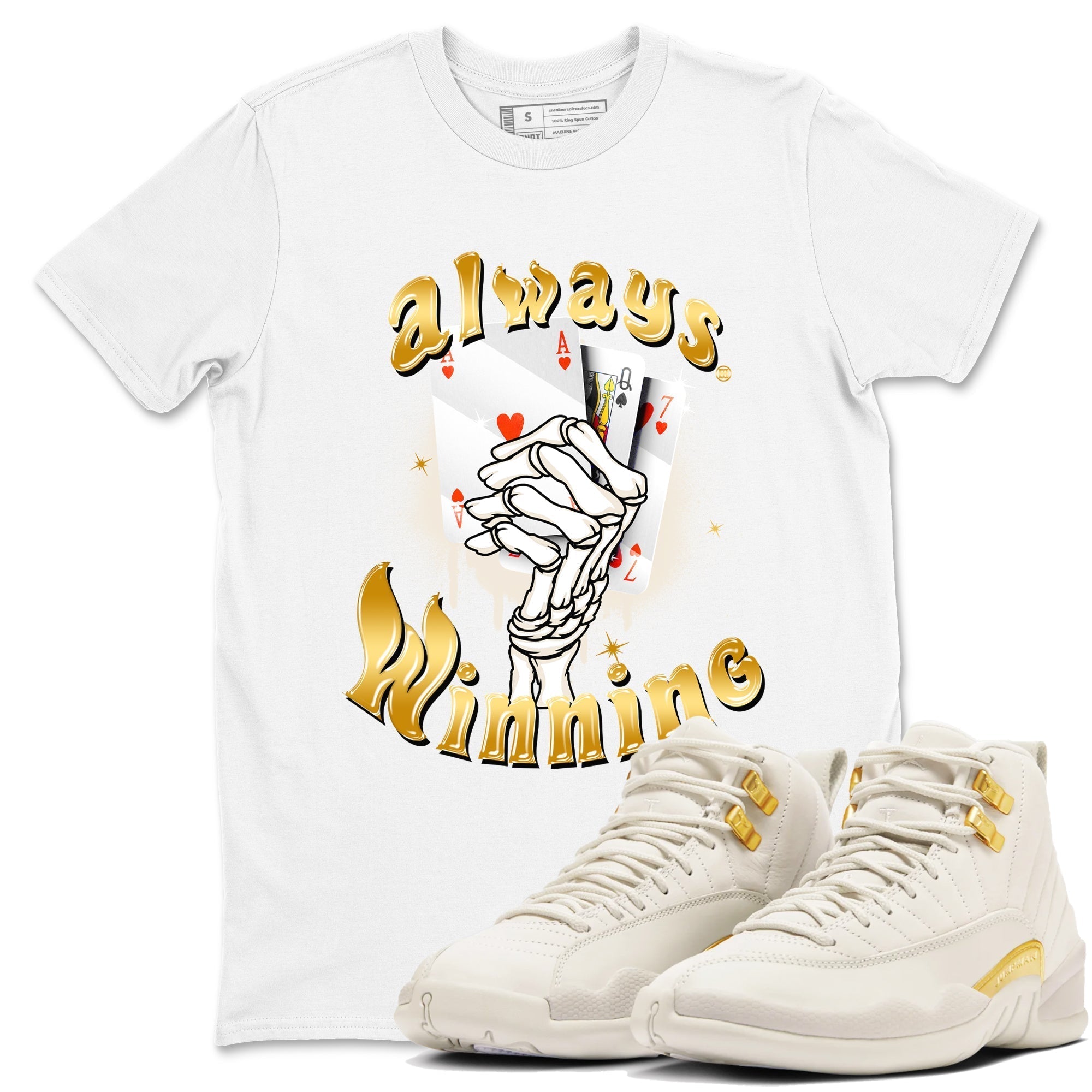 Always Winning snkmatch Tees - Air Jordan 12 Phantom