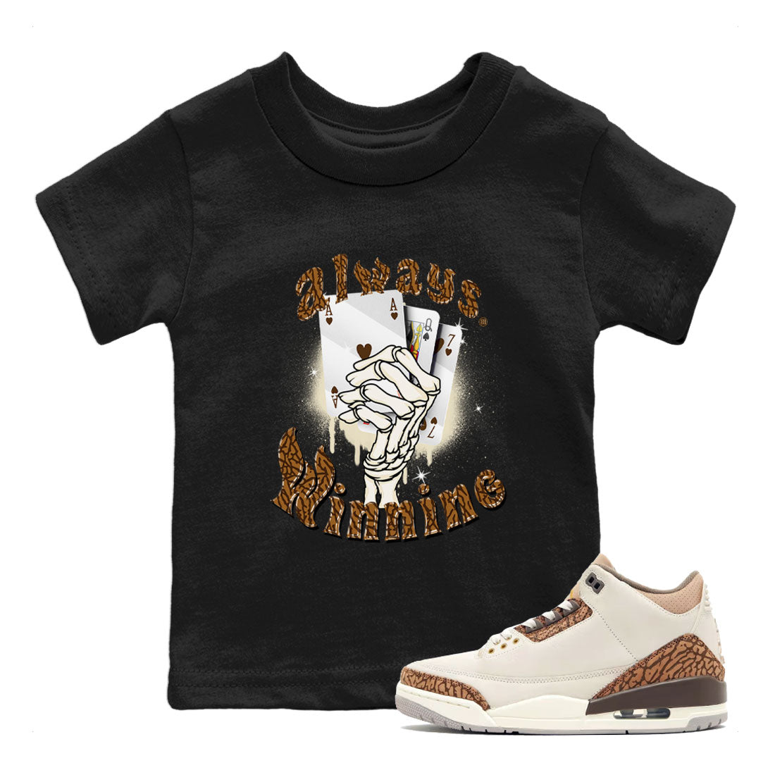 Always Winning snkmatch Tee Kids - Air Jordan 3 Palomino