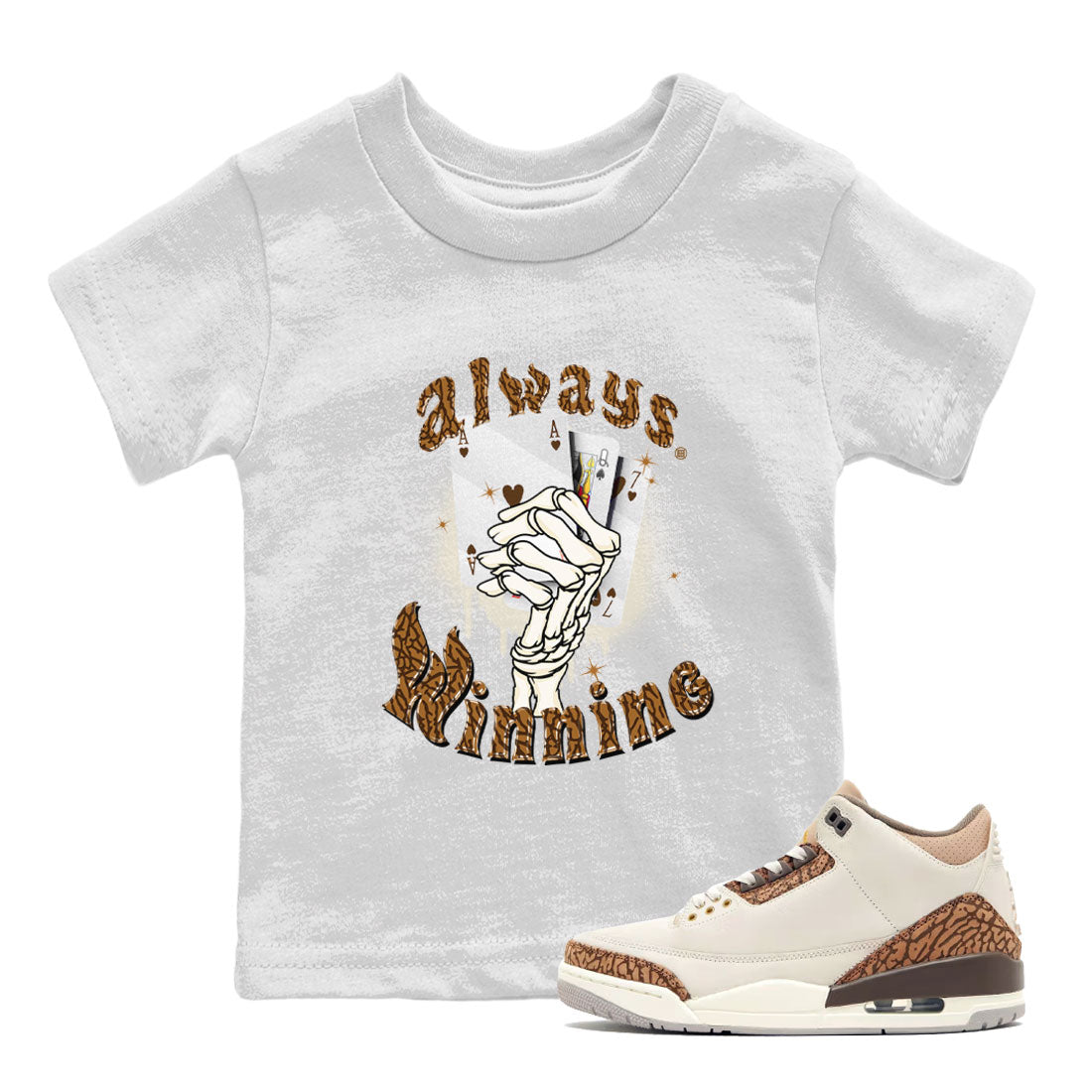 Always Winning snkmatch Tee Kids - Air Jordan 3 Palomino